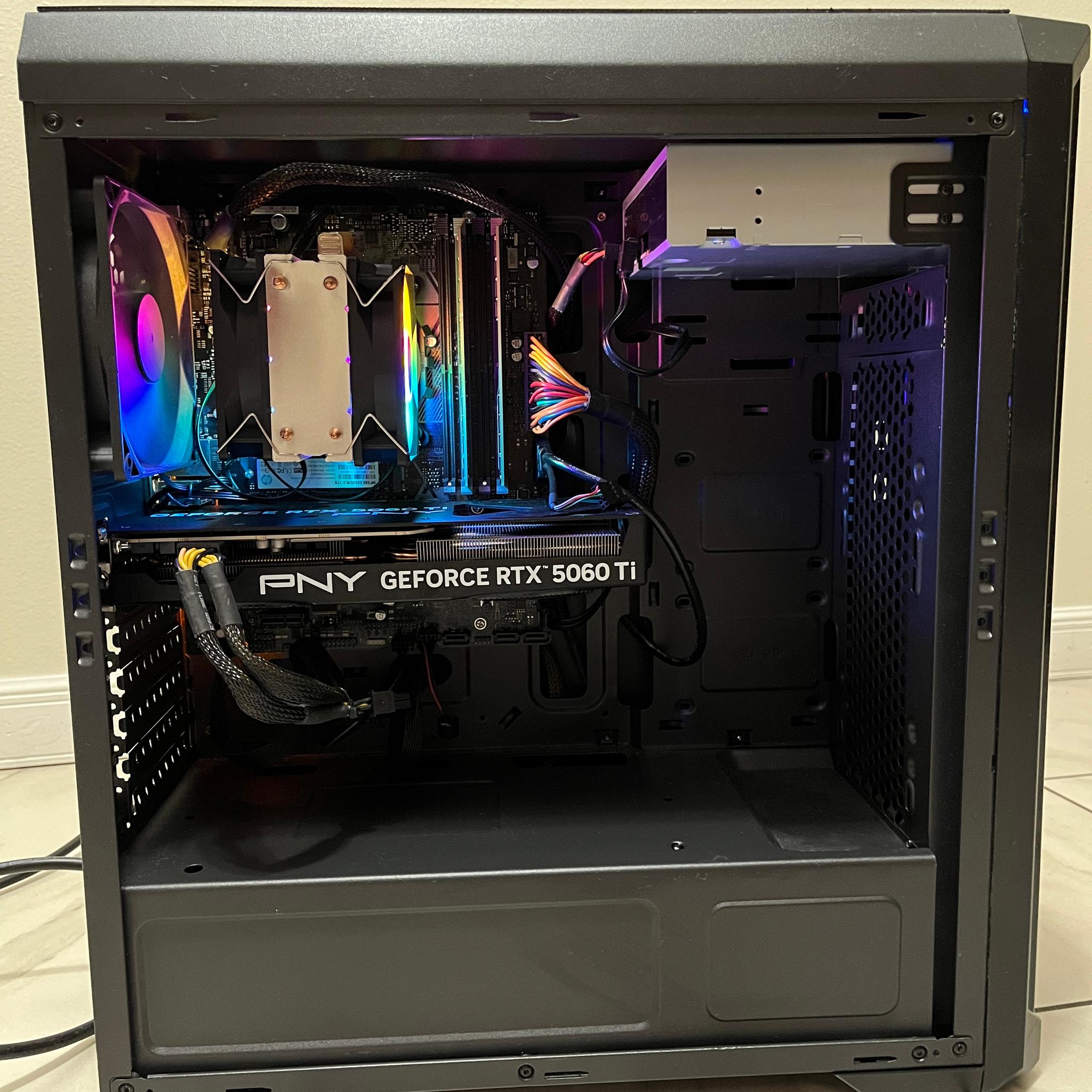 NVIDIA RTX 5060 Ti, Intel Core i9-9900k, 16GB RAM, 1TB SSD - High FPS Gaming PC w/ Wi-Fi & BT