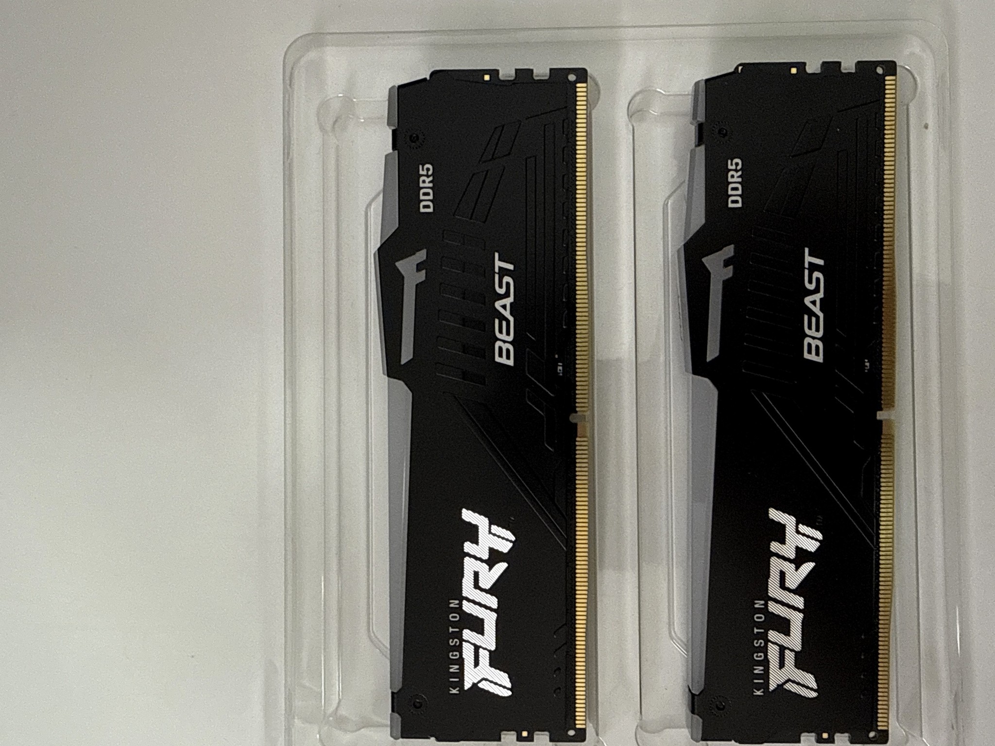 Kingston FURY Beast RGB 64GB (2x32) DDR5-6000 CL40 — matched pair