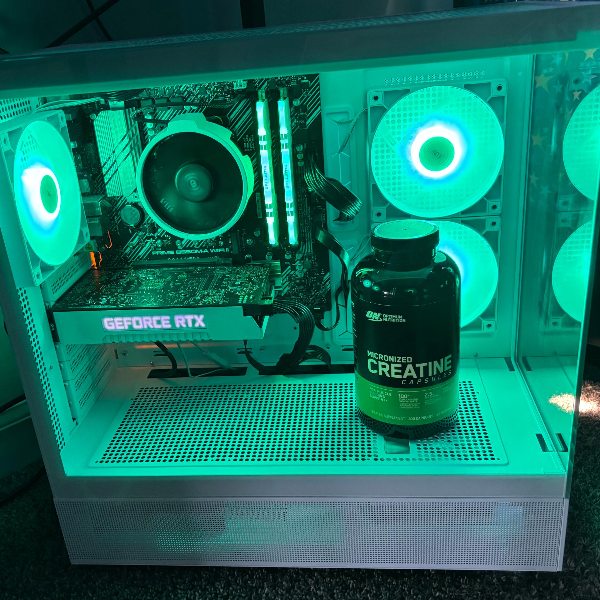 White and Black Panda Budget King PC | RTX2060 | R5 5500 | 16GB DDR4 | 1TB HDD+128GB SSD