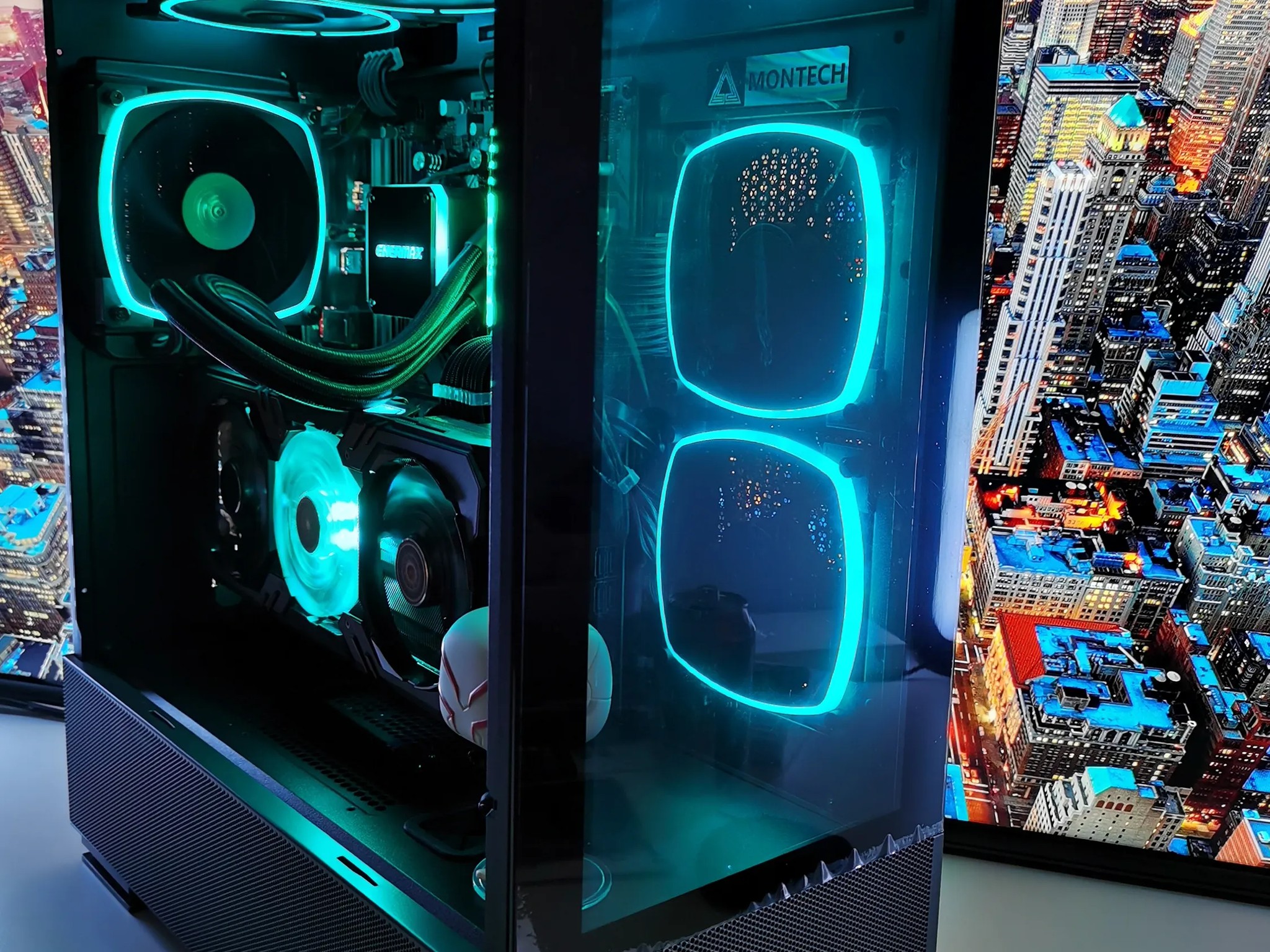 🕸️🕷️Spiderman🕸️🕷️-Gaming PC-AMD  RX 6750 XT 12GB-AMD Ryzen 7 5700G 8-Core-32GB DDR4-1TB NVME