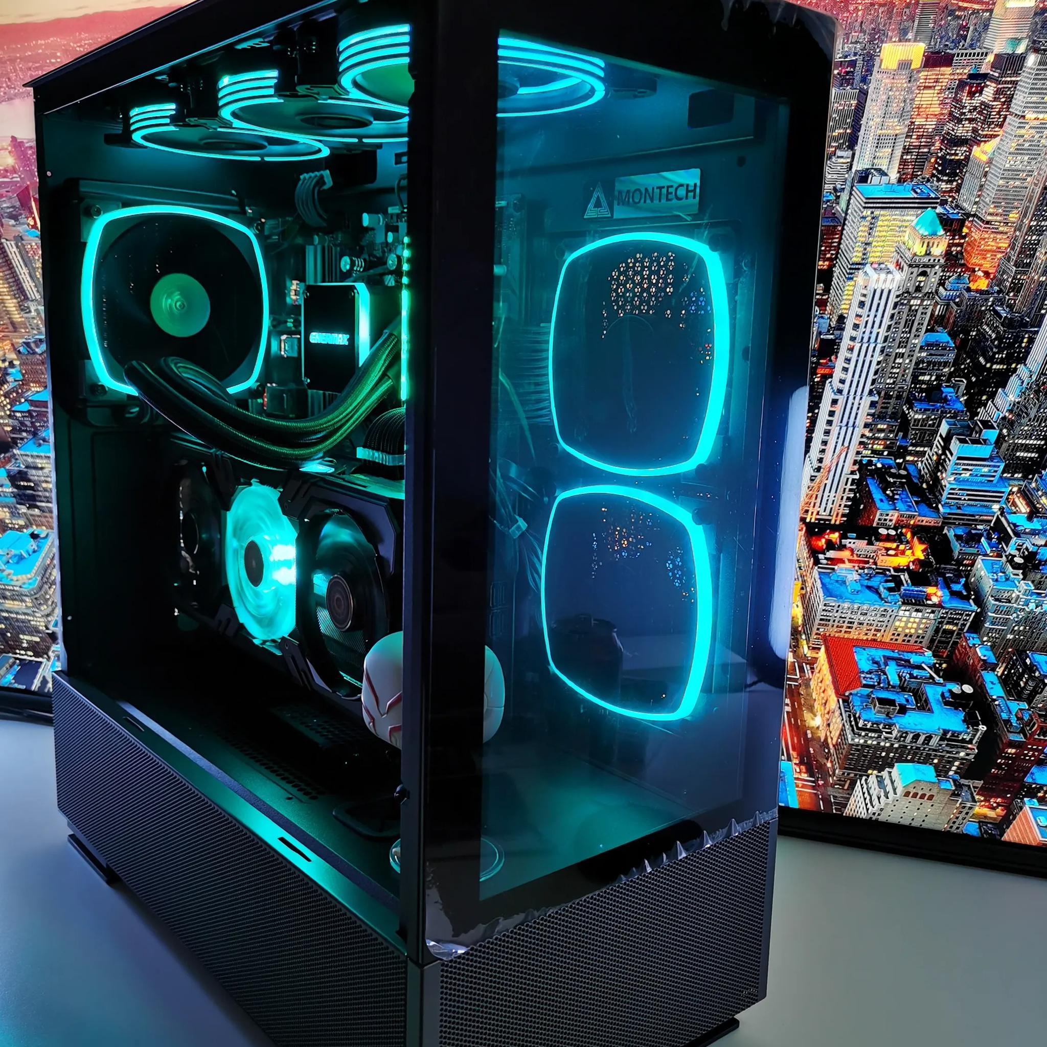 🕸️🕷️Spiderman🕸️🕷️-Gaming PC-AMD  RX 6750 XT 12GB-AMD Ryzen 7 5700G 8-Core-32GB DDR4-1TB NVME