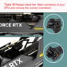 3X 8 Pin 16AWG PCIE 5.0 12VHPWR 600W 90 Degree Right Angle 16 Pin 12+4Pin Supply Adapter