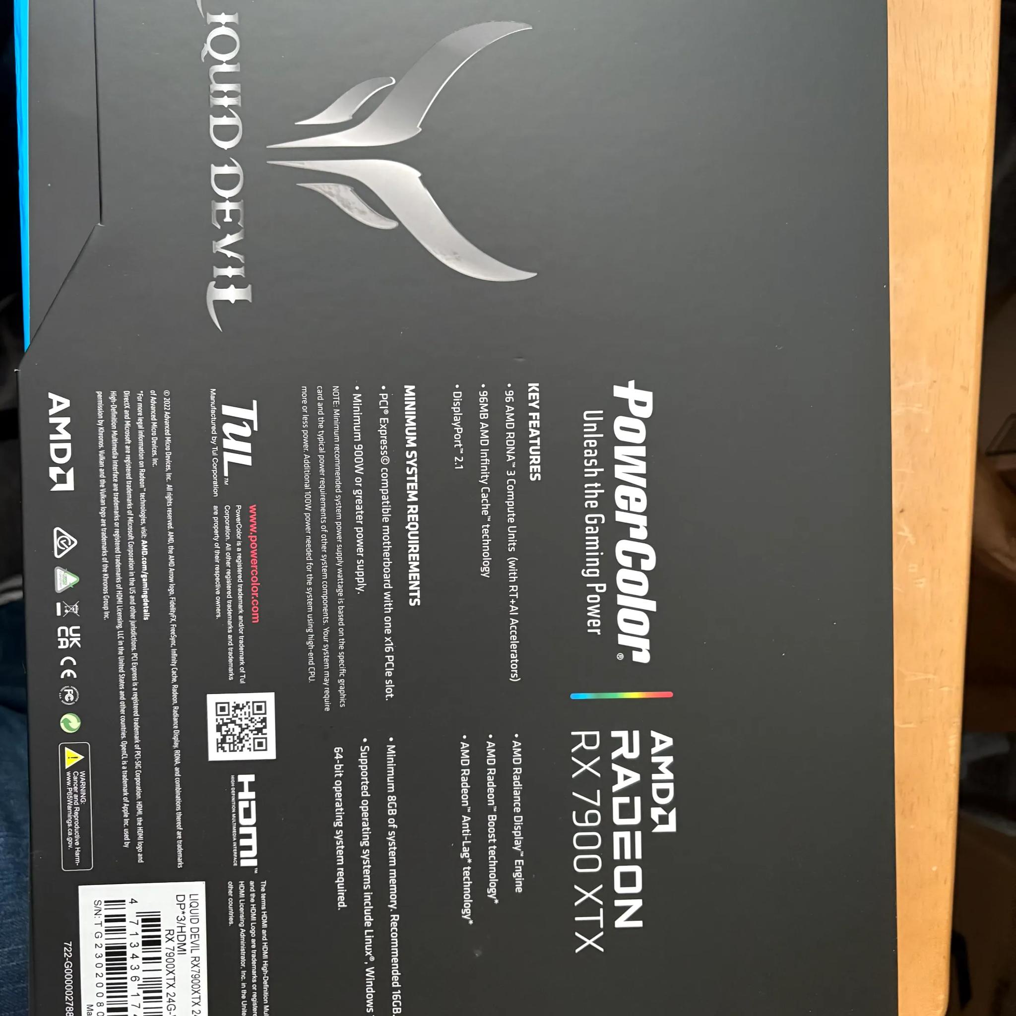 PowerColor Liquid Devil 7900 XTX