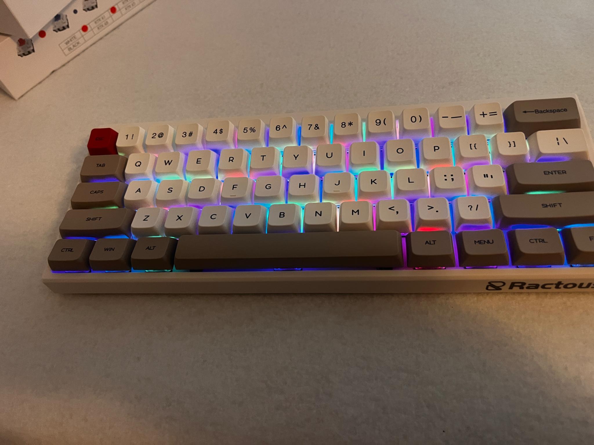 Ractous Design RGB keyboard