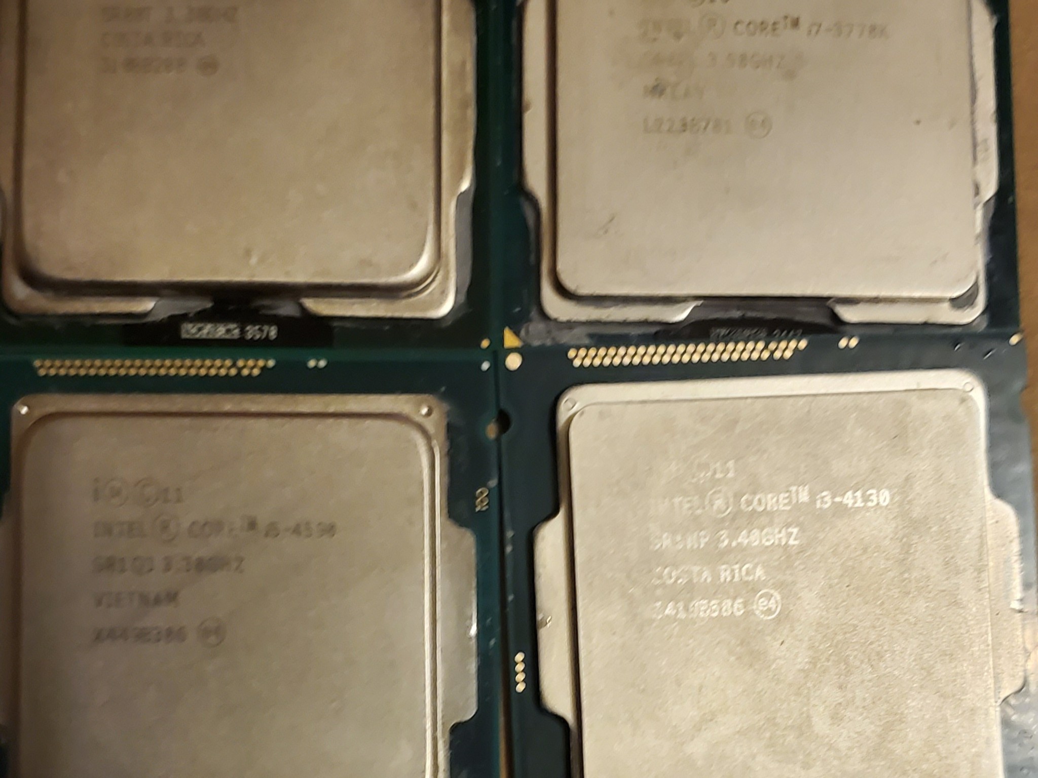 CPU BUNDLE INCL. I7 3770K I5 4590 I5 2500 I3 4130