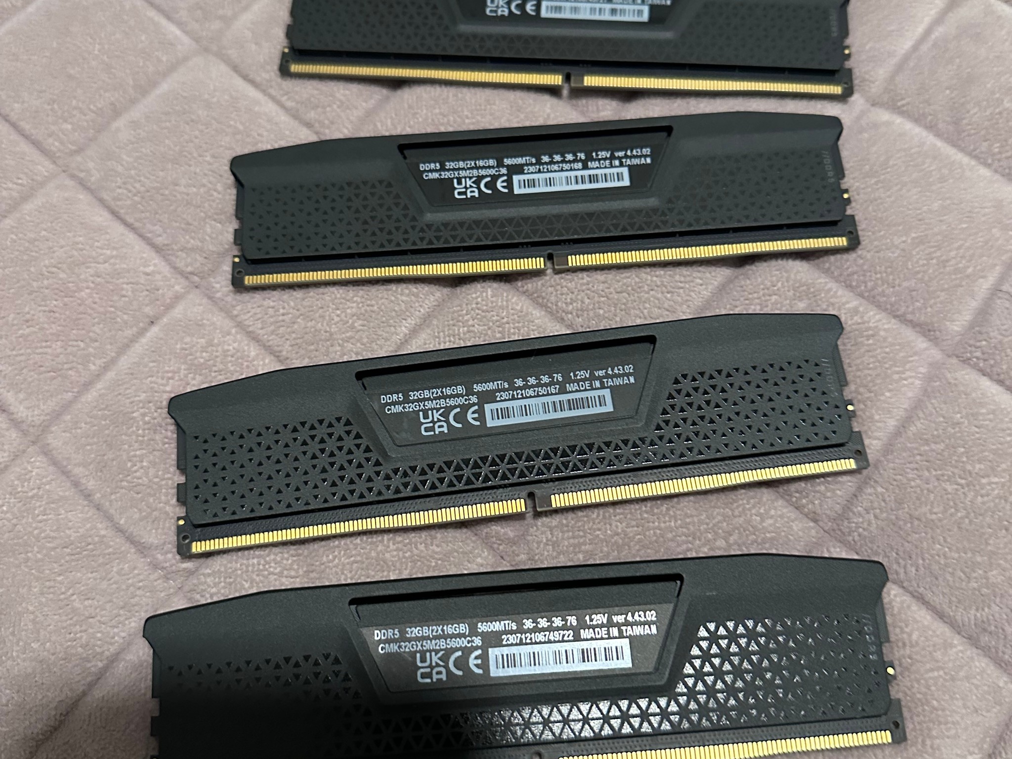 Corsair Vengeance 64GB RAM (4x16 5200MT/s)