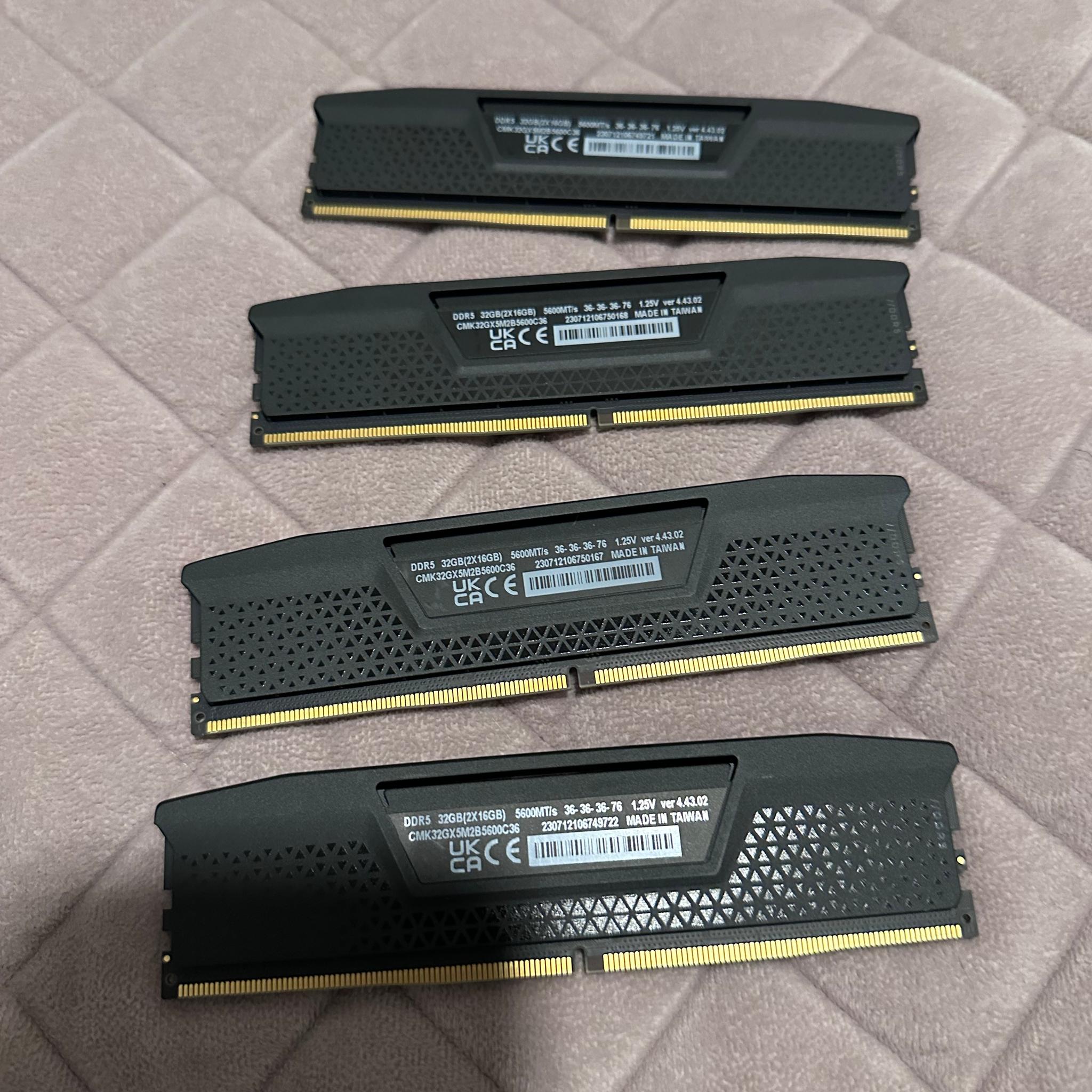 Corsair Vengeance 64GB RAM (4x16 5200MT/s)