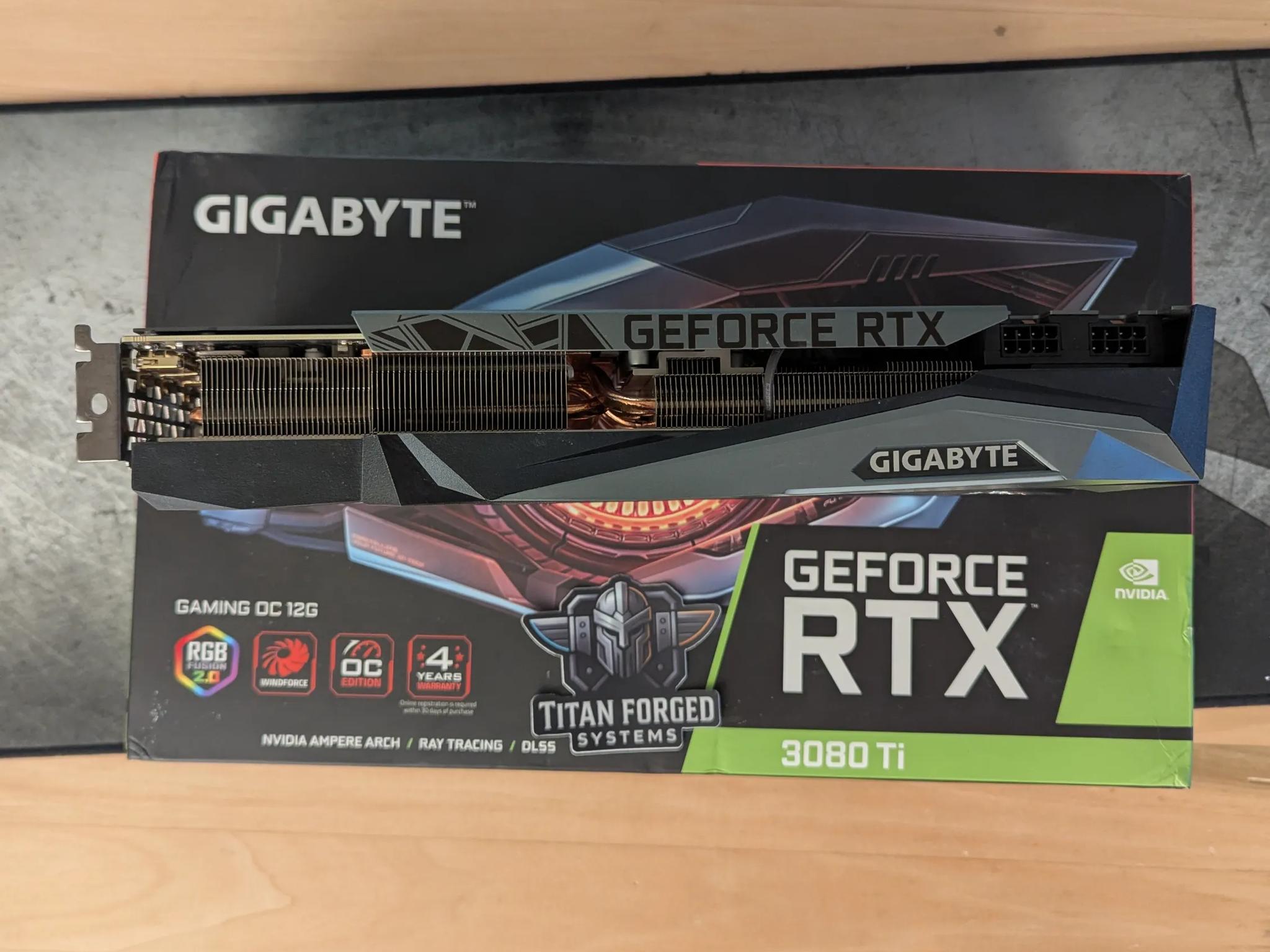 🌀 Gigabyte 3080 Ti Gaming OC – 12GB GDDR6X | Triple-Fan WINDFORCE | 4K Powerhouse