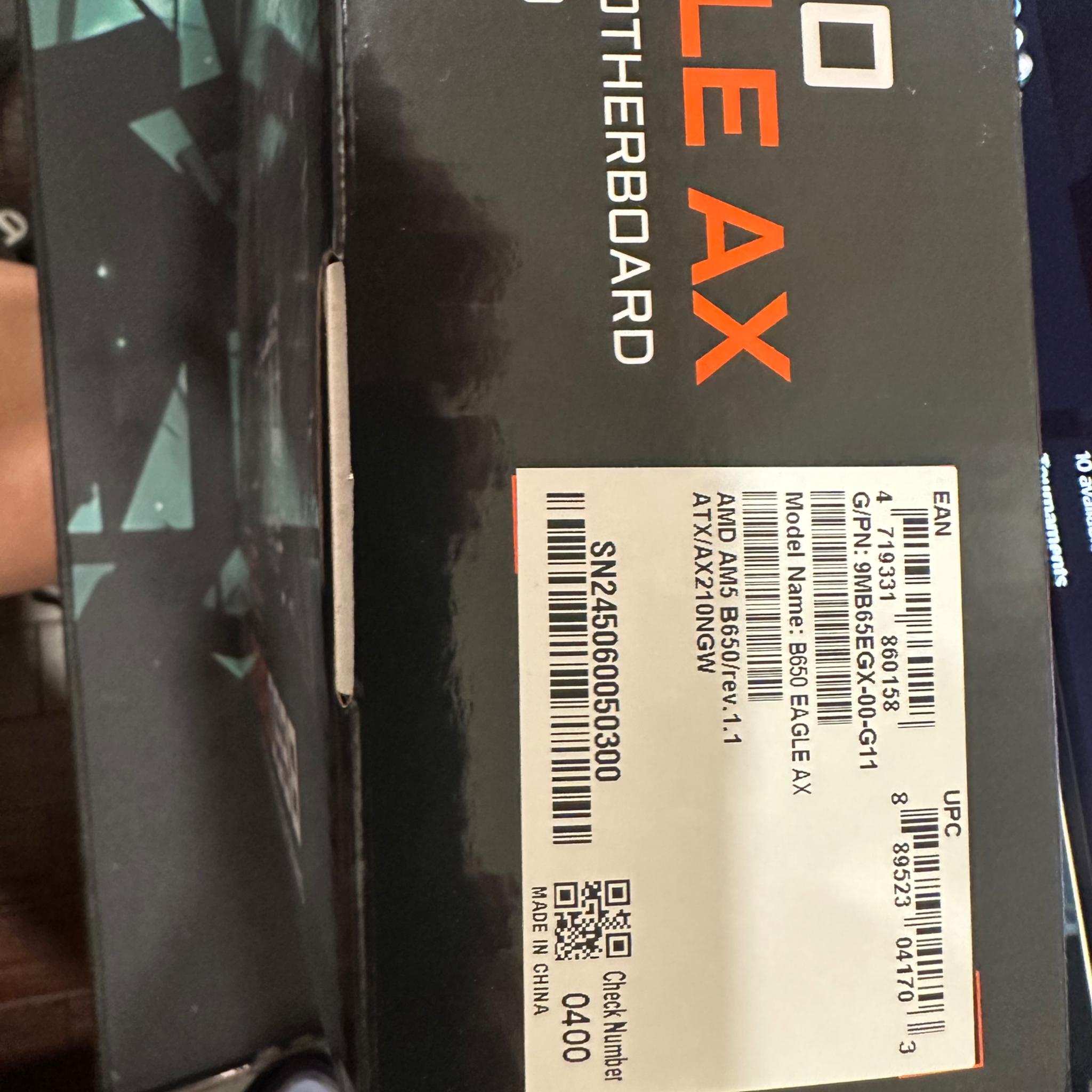 GIGABYTE B650 EAGLE AX AM5 LGA 1718