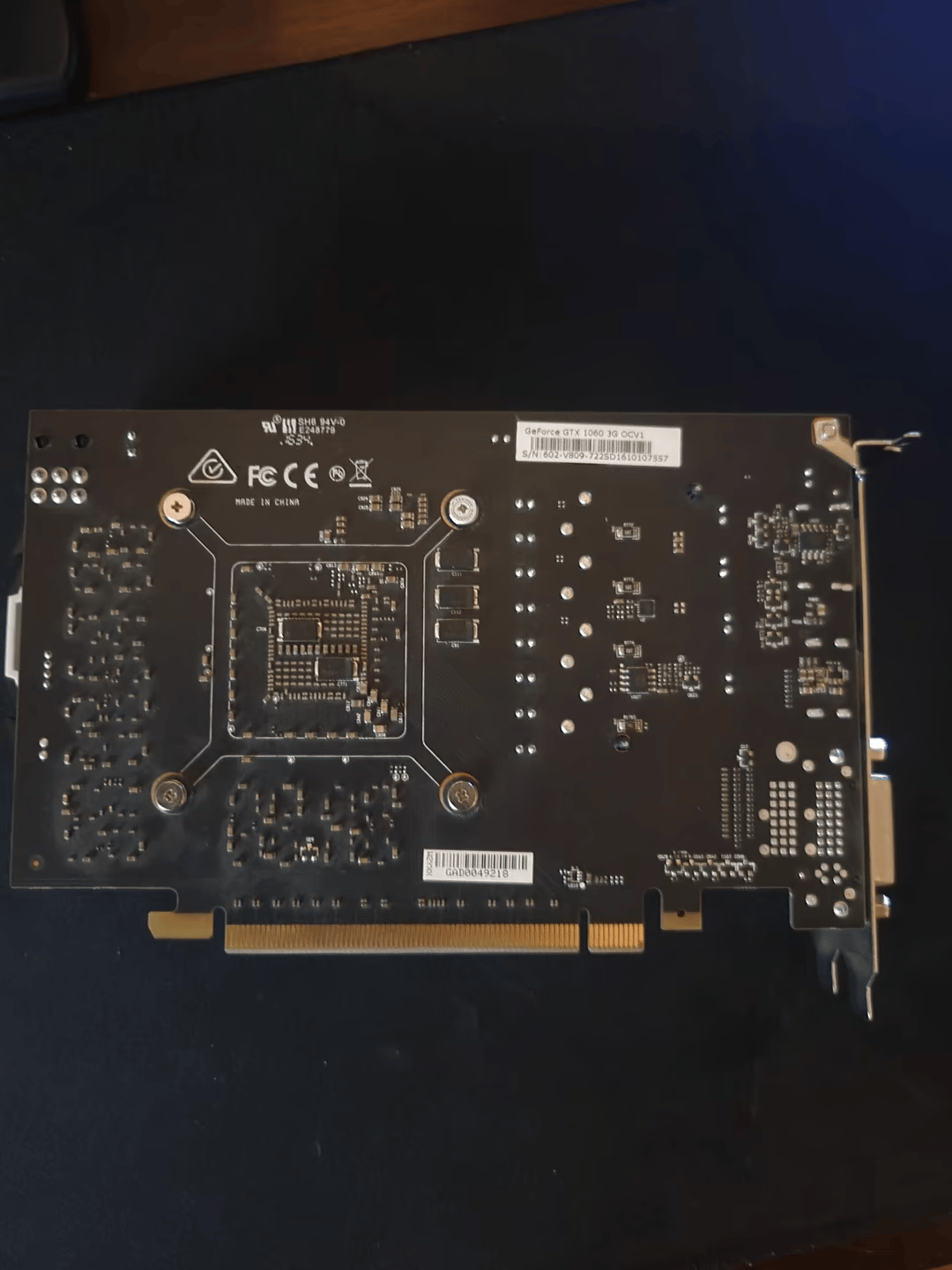 Used MSI GTX 1060 3GB