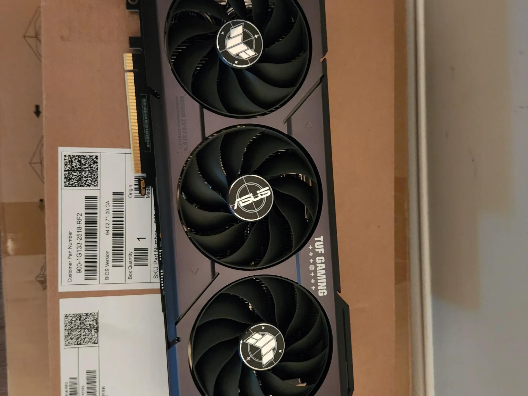 TUF 4060ti 8GB Graphics Card barely used!