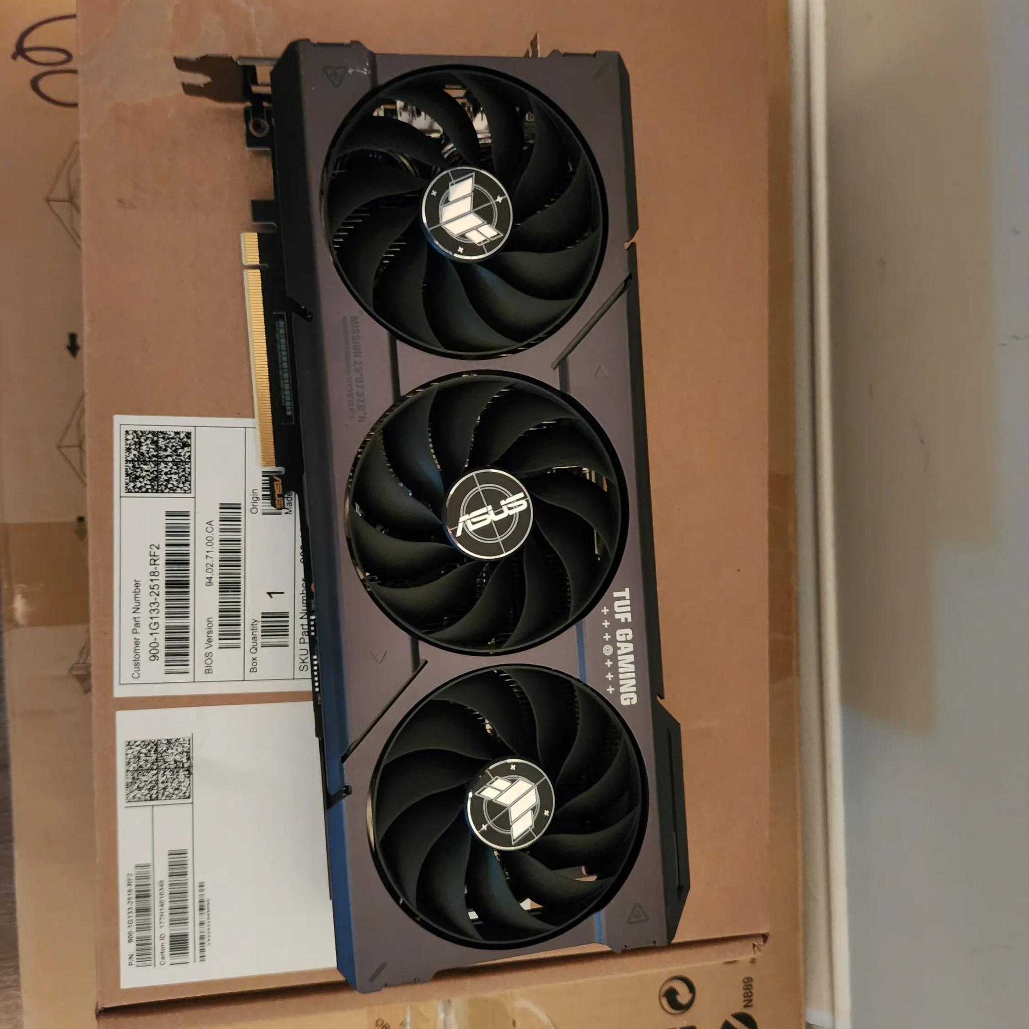 TUF 4060ti 8GB Graphics Card barely used!