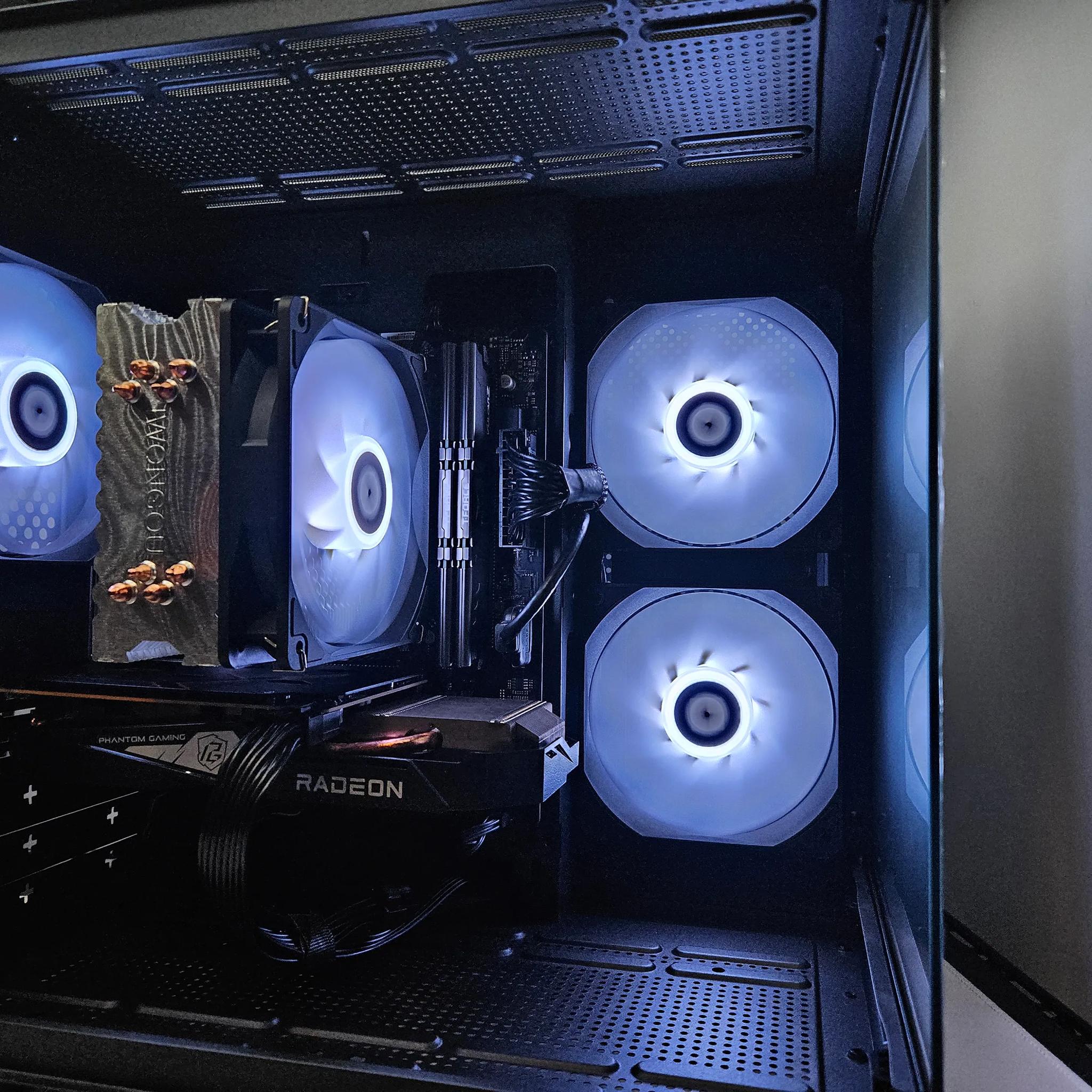 Limited time deal! Dark side Air Rig Ryzen 5 5500 / 16GB DDR4 / 512GB SSD / RX6500XT
