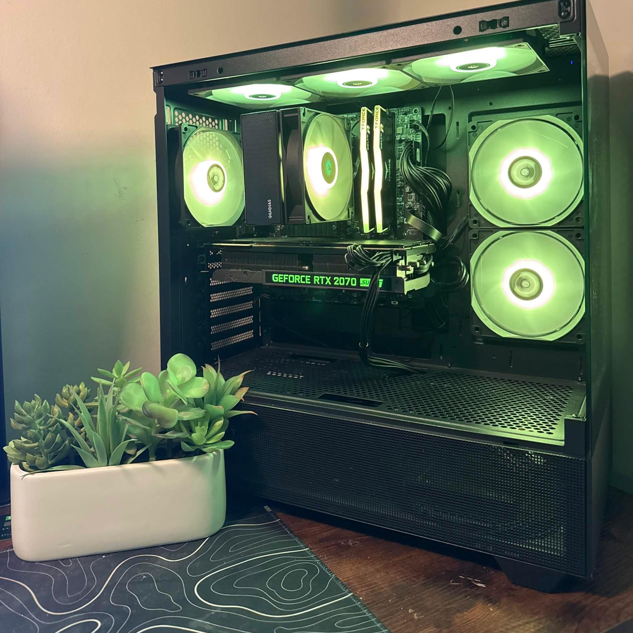 "Value King" Fishtank 1080p Gaming PC - Ryzen 5 5500 | RTX 2070 Super | 16GB DDR4 3200 | WiFi & BT