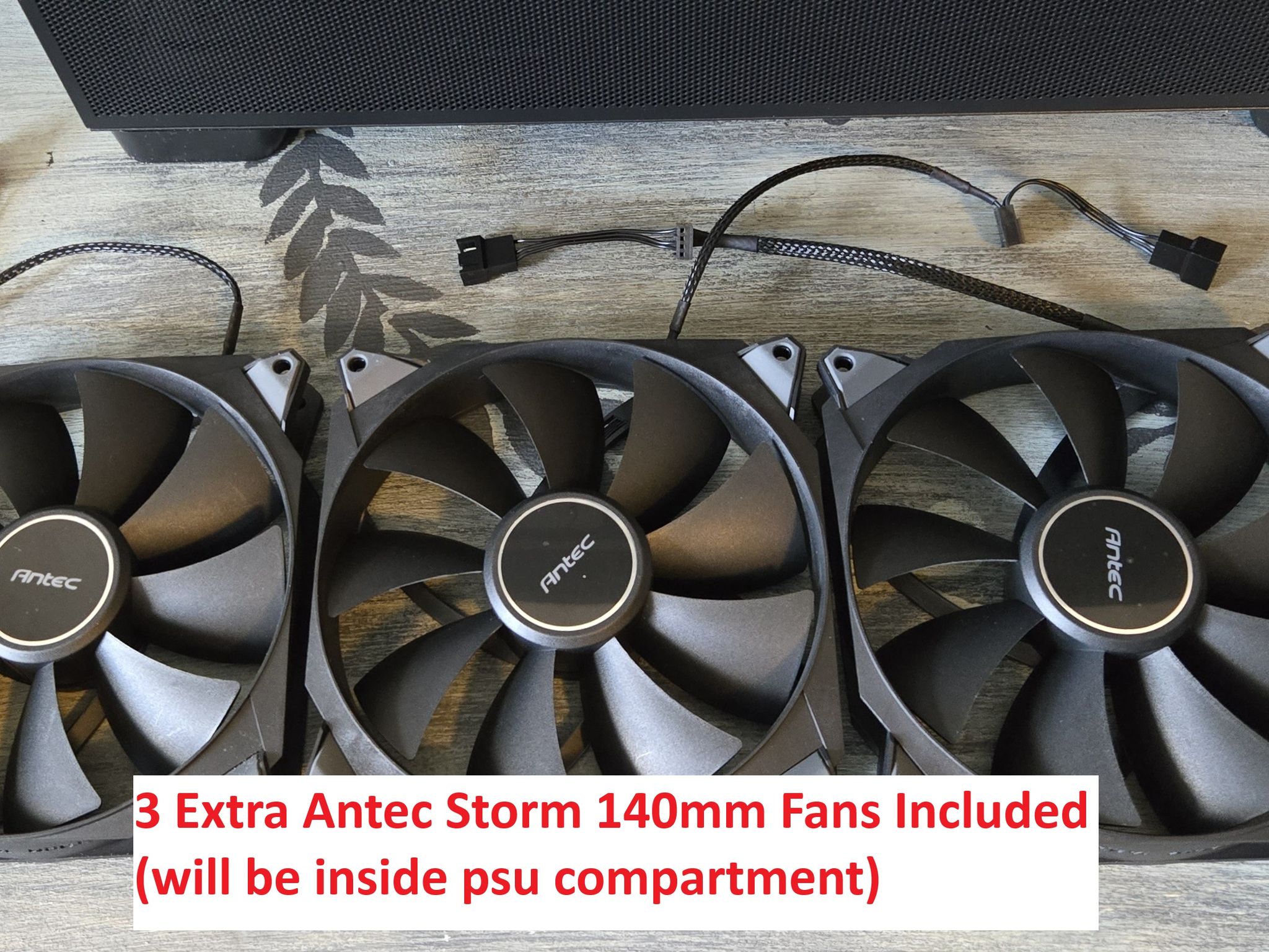 Antec Flux, Barely used, purchased in september 2025.  Black, great condition. All Fans Included