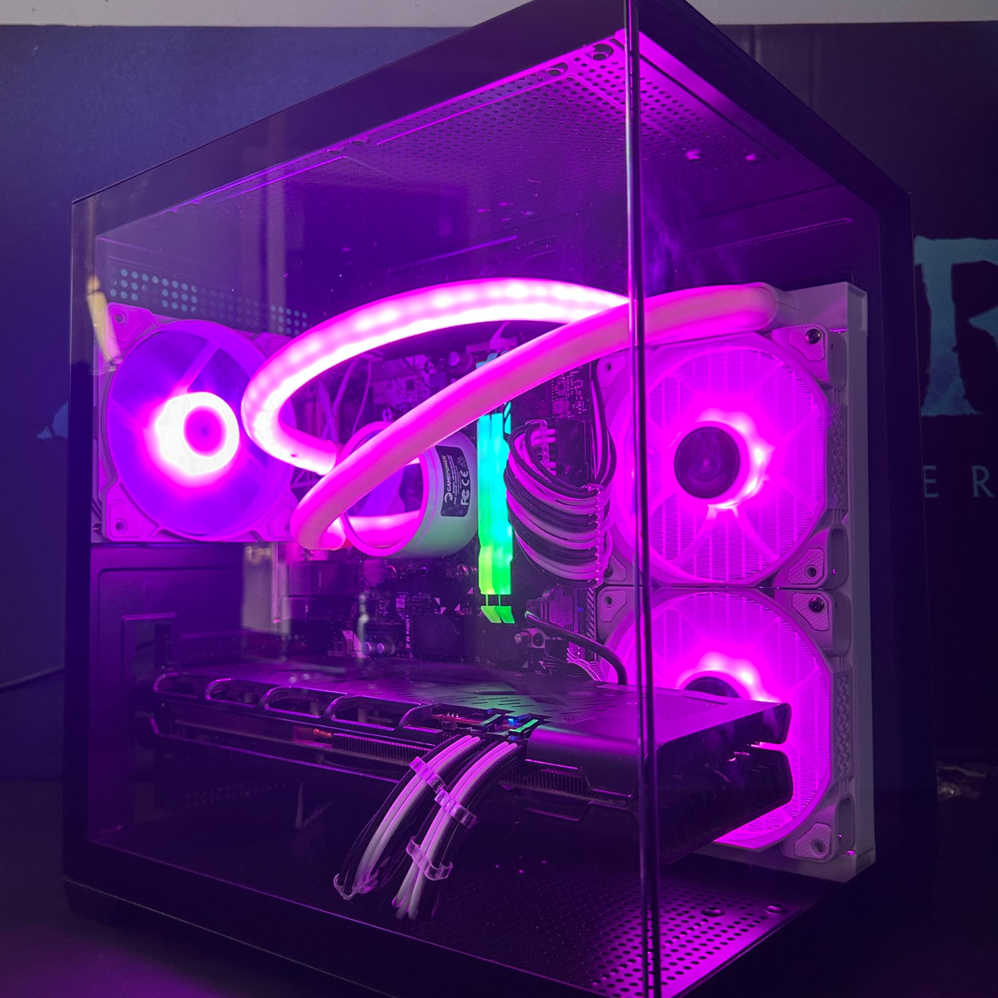 🌈 WiFi Rainbow Cube #2 🎲 RX 5700XT|Ryzen 5 5500|32GB RAM|1TB M.2 SSD|Windows 11 Pro✅