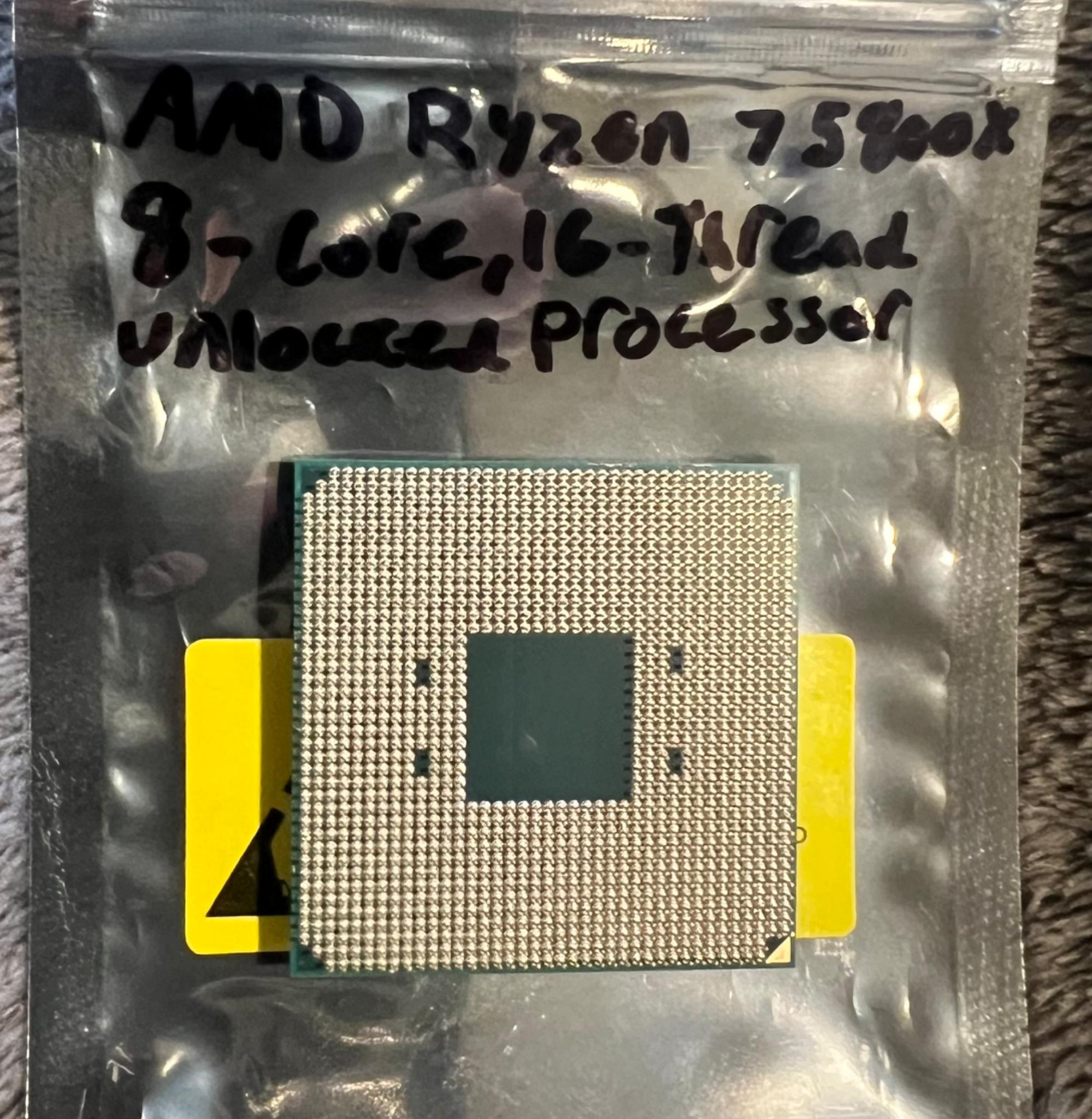 AMD Ryzen 7 5800X 8-Core, 16 Thread Unlocked Processor Socket AM4