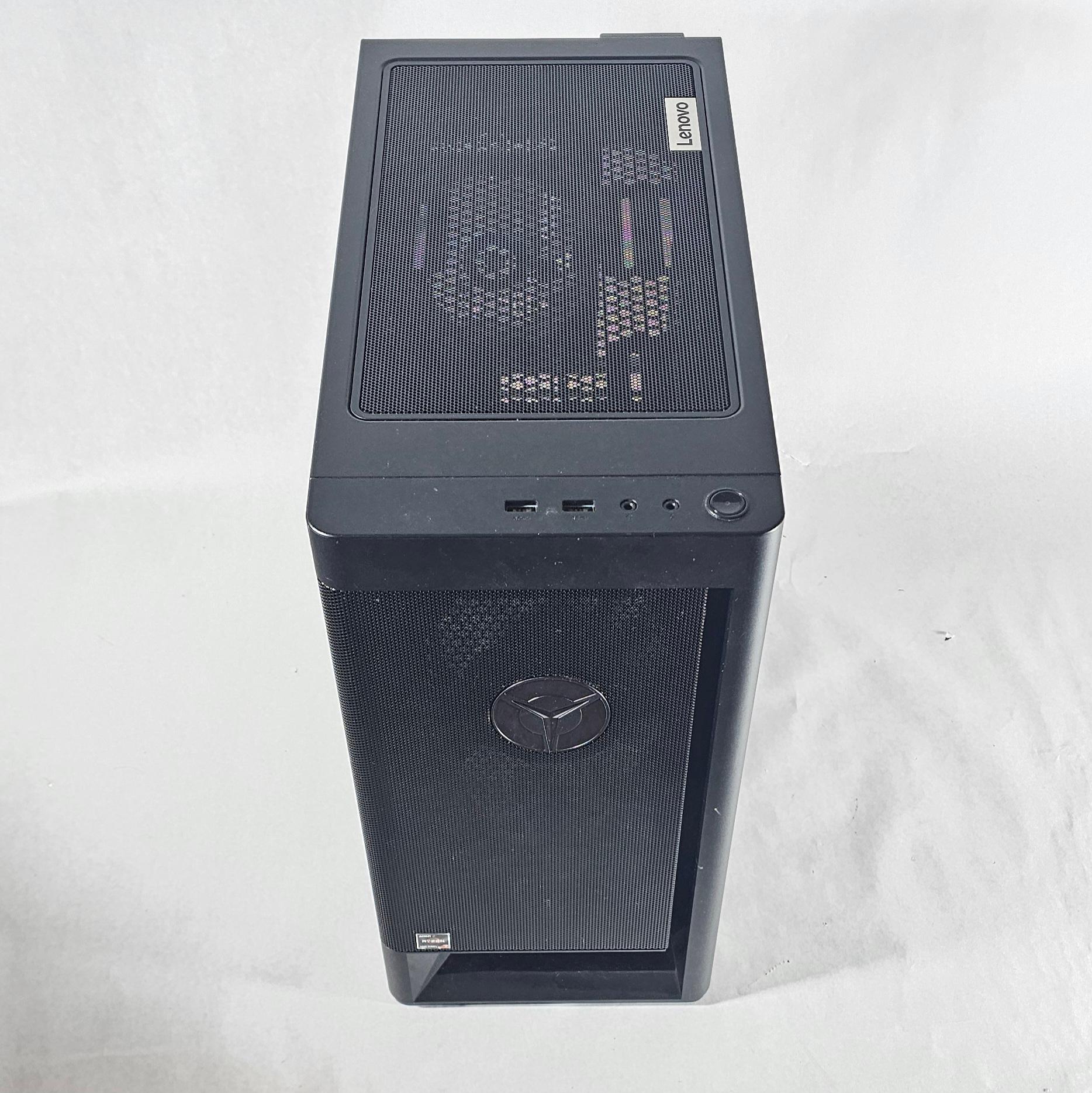Black Lenovo Legion PC Case with Tempered Glass w/ 3 Fans