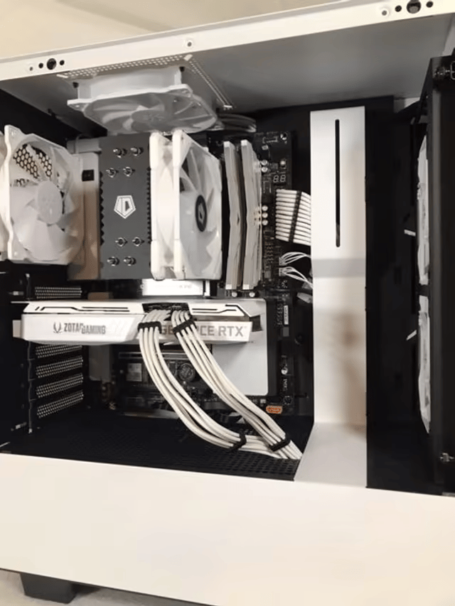 SNOW WHITE! NEW CUSTOM PC - RYZEN 7 - WHITE RTX 3060 Ti!