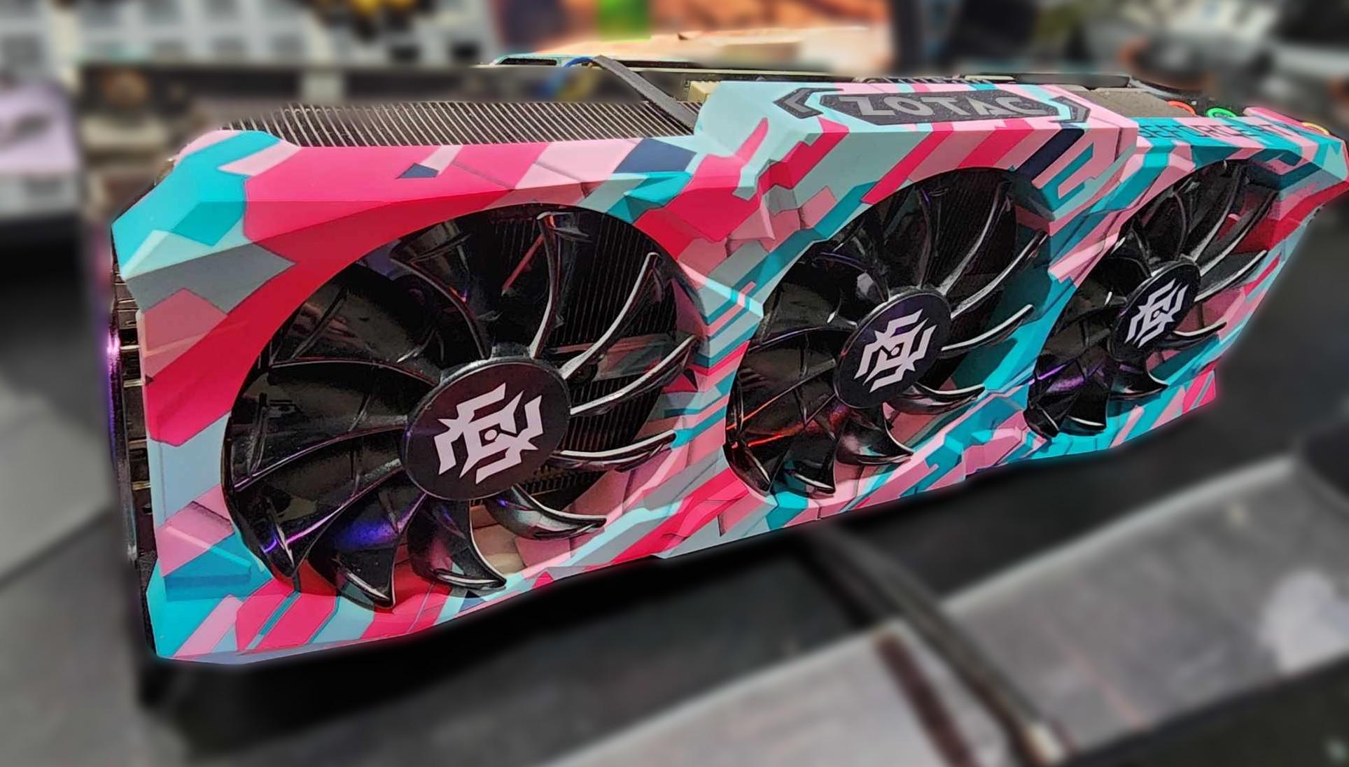 ZOTAC GAMING GeForce RTX 3080 Trinity OC 10Gb GDDR6 Rainbow Limited Edition GPU