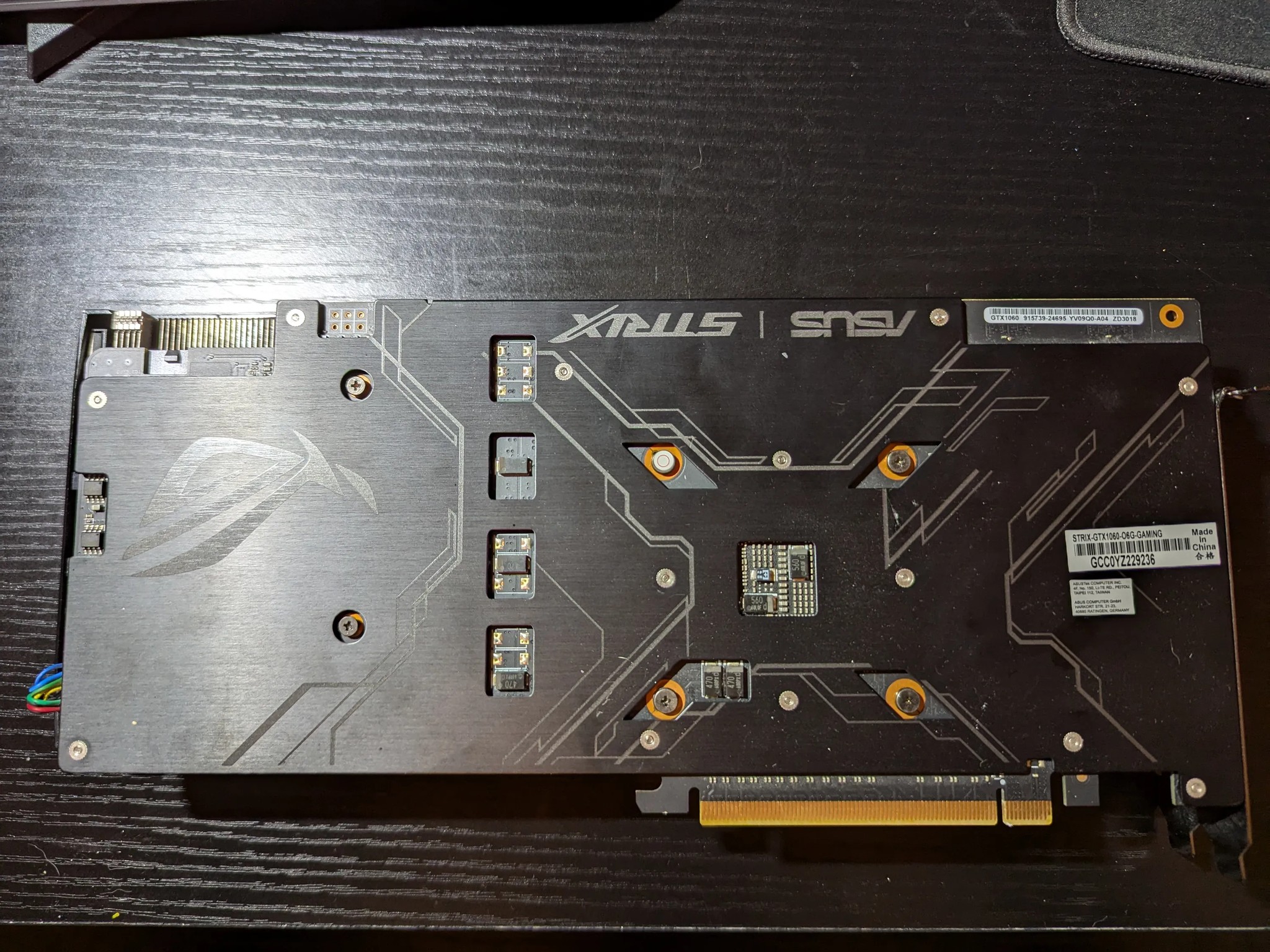 USED Asus Strix Gaming GTX 1060 6GB