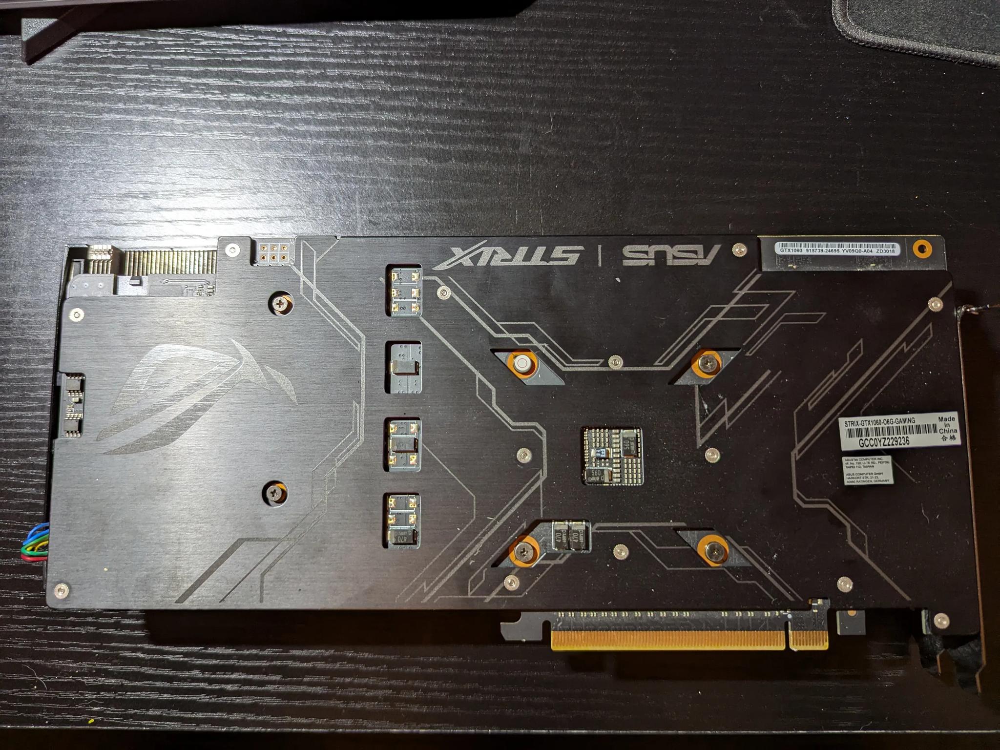 USED Asus Strix Gaming GTX 1060 6GB