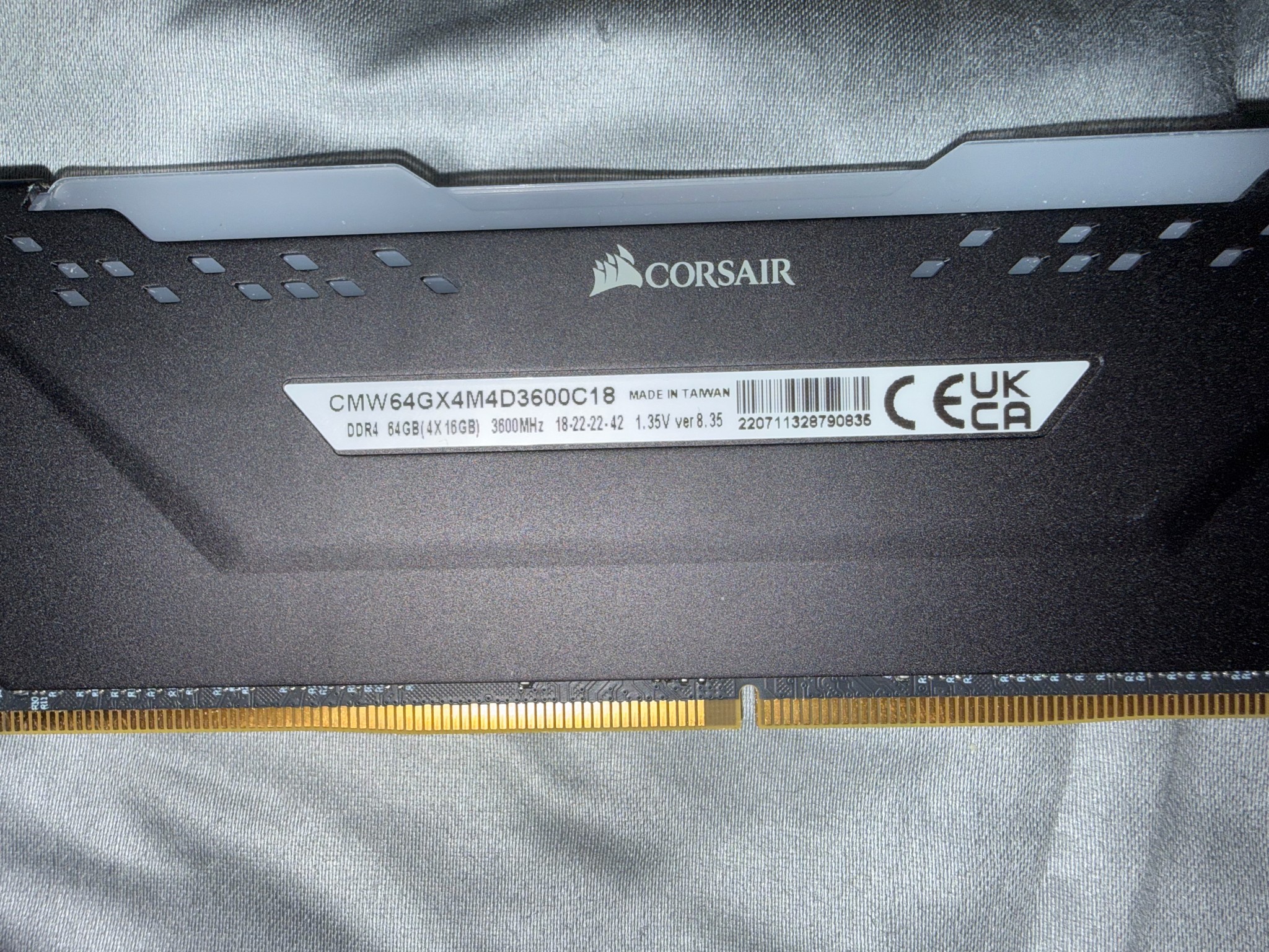Corsair Vengeance RGB Pro 64GB (4x16GB) DDR4 3600