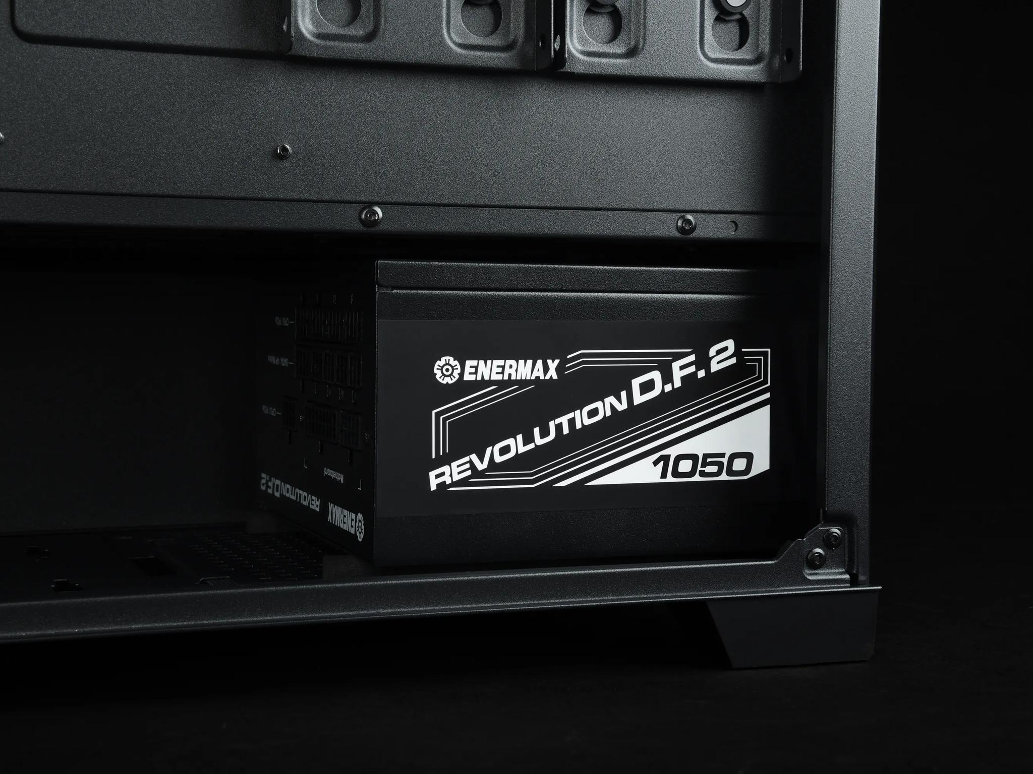 Enermax Revolution D.F. 2 ATX 3.0 & PCIe 5.0 Compliant 80+ Gold 1050W Full Modular Power Supply
