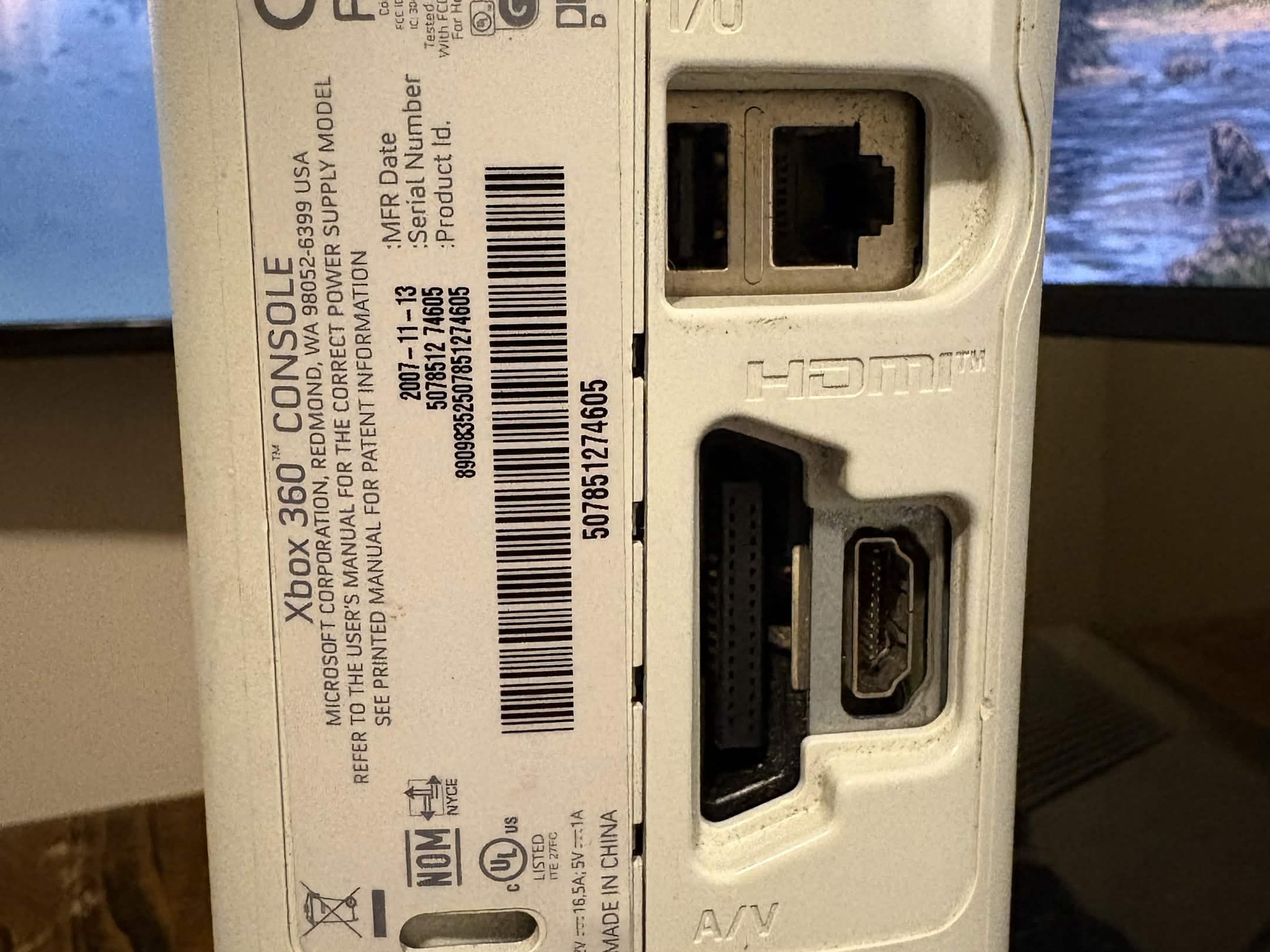 Xbox 360 Pro 20GB | Untested | No Cords