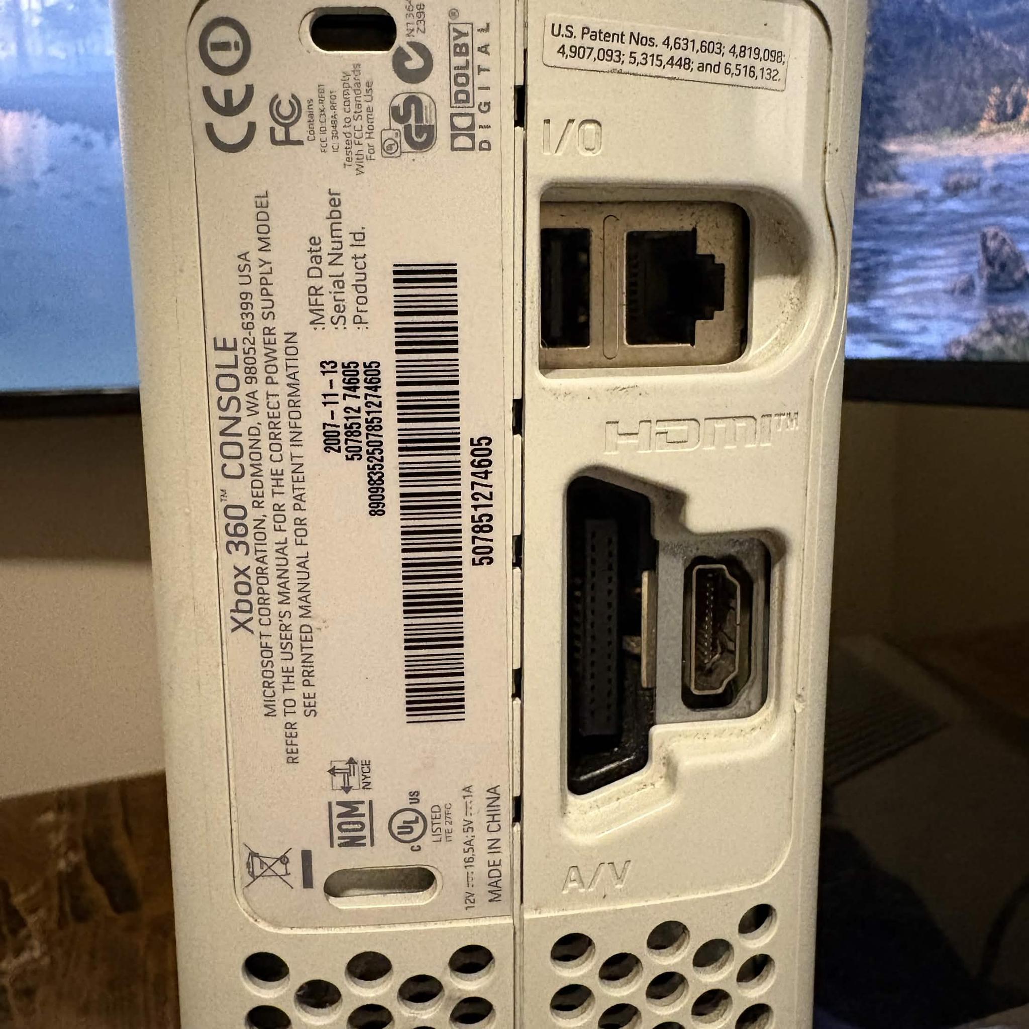 Xbox 360 Pro 20GB | Untested | No Cords