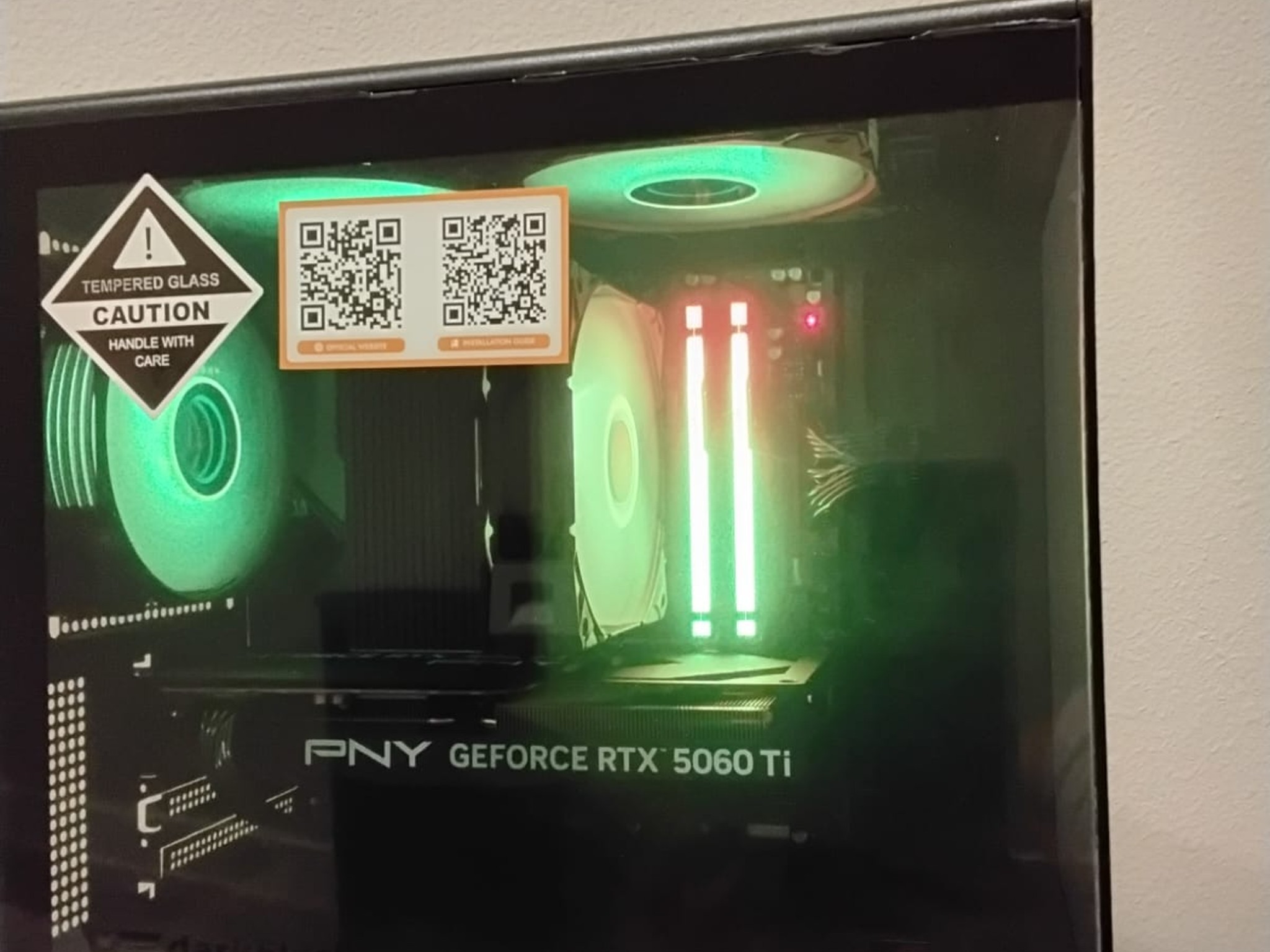 Ryzen 5 9600x GPU PNY 5060ti 16gb VRAM/ 32gb RAM