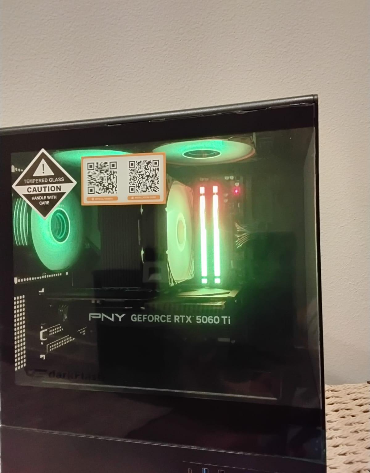 Ryzen 5 9600x GPU PNY 5060ti 16gb VRAM/ 32gb RAM