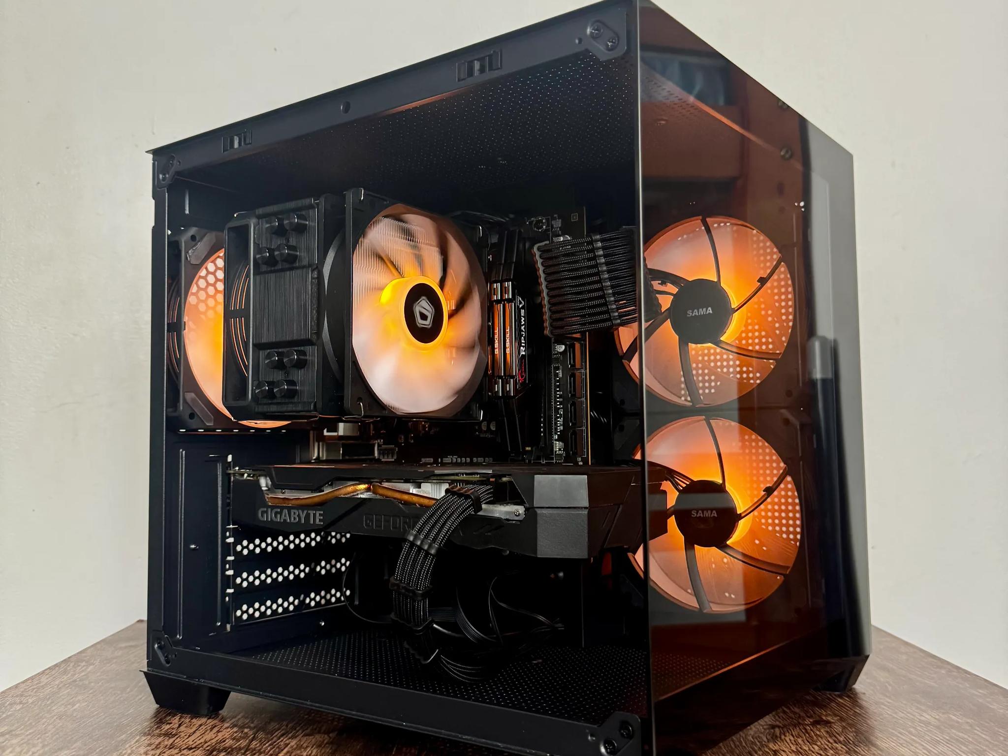 🖤Black🖤 Budget Gaming PC (Ryzen 5 2600 + RTX 2060 Super + 16gb Ram)