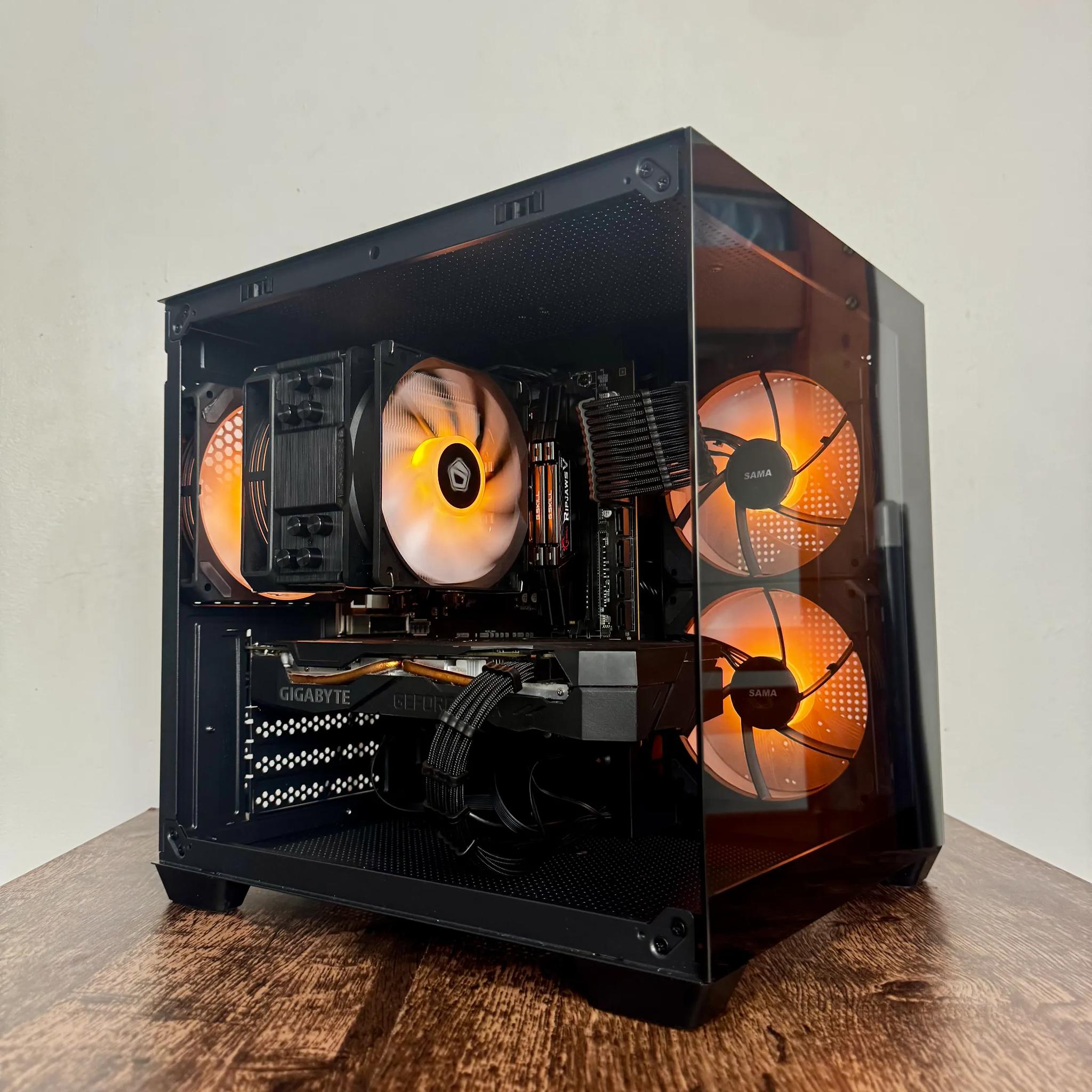 🖤Black🖤 Budget Gaming PC (Ryzen 5 2600 + RTX 2060 Super + 16gb Ram)