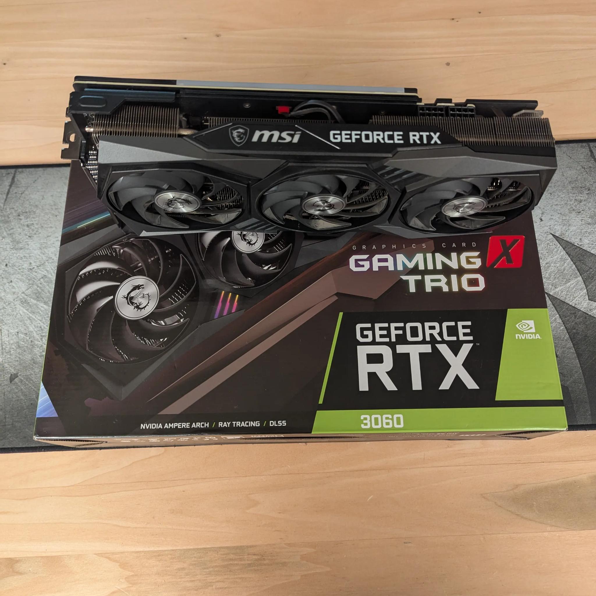 🛡️ MSI RTX 3060 Gaming X Trio – Triple-Fan Cooling, Smooth 1080p/1440p Gaming 🎯