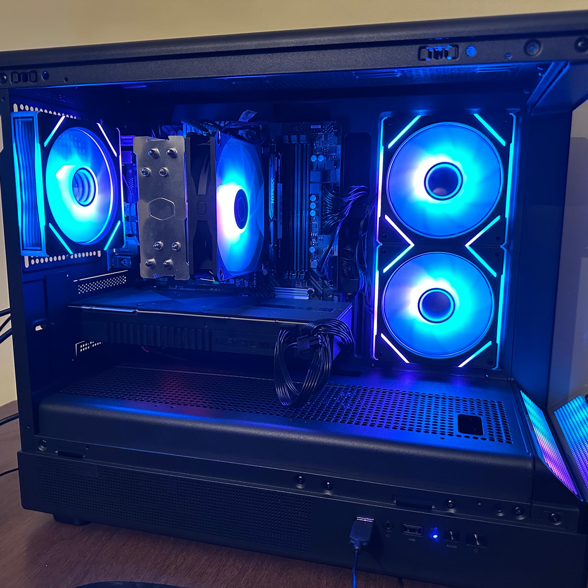 Custom Gaming PC Build Ryzen 5 5500 16gb ram rtx 2080 3tb storage