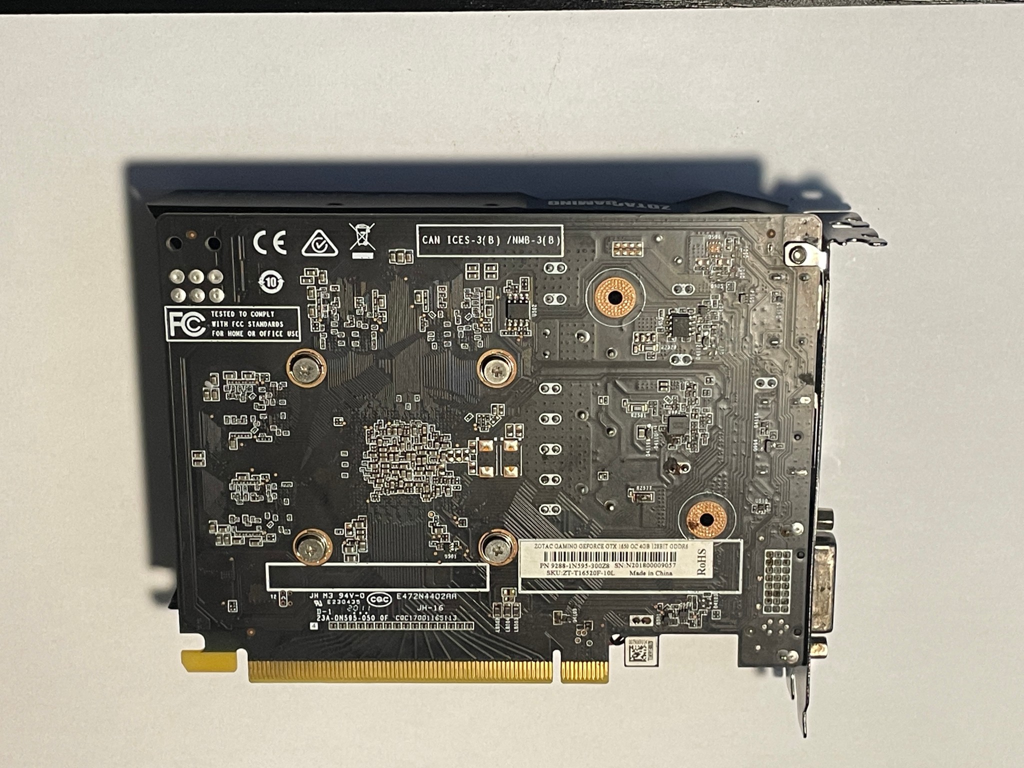 Zotac GTX 1650 OC