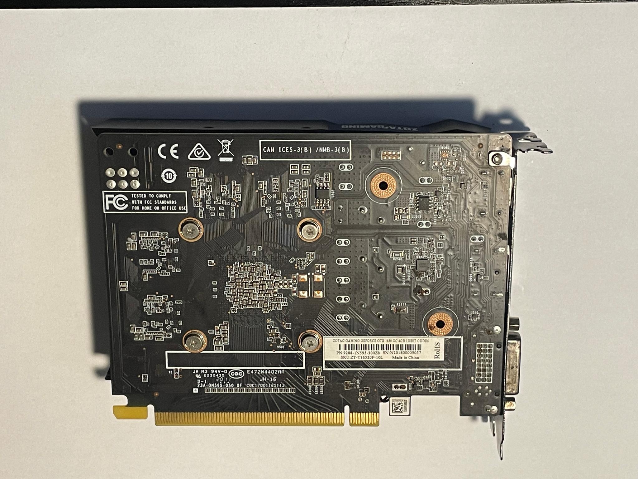 Zotac GTX 1650 OC