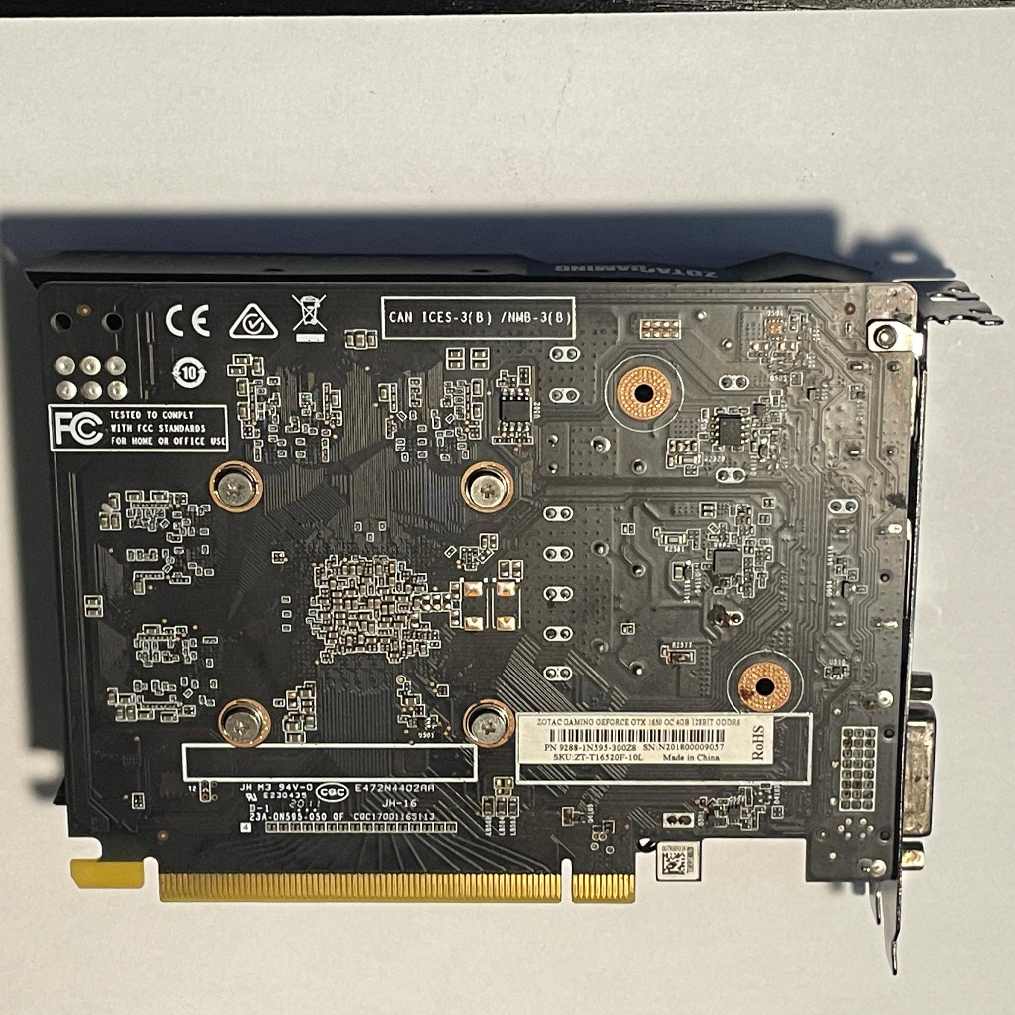 Zotac GTX 1650 OC