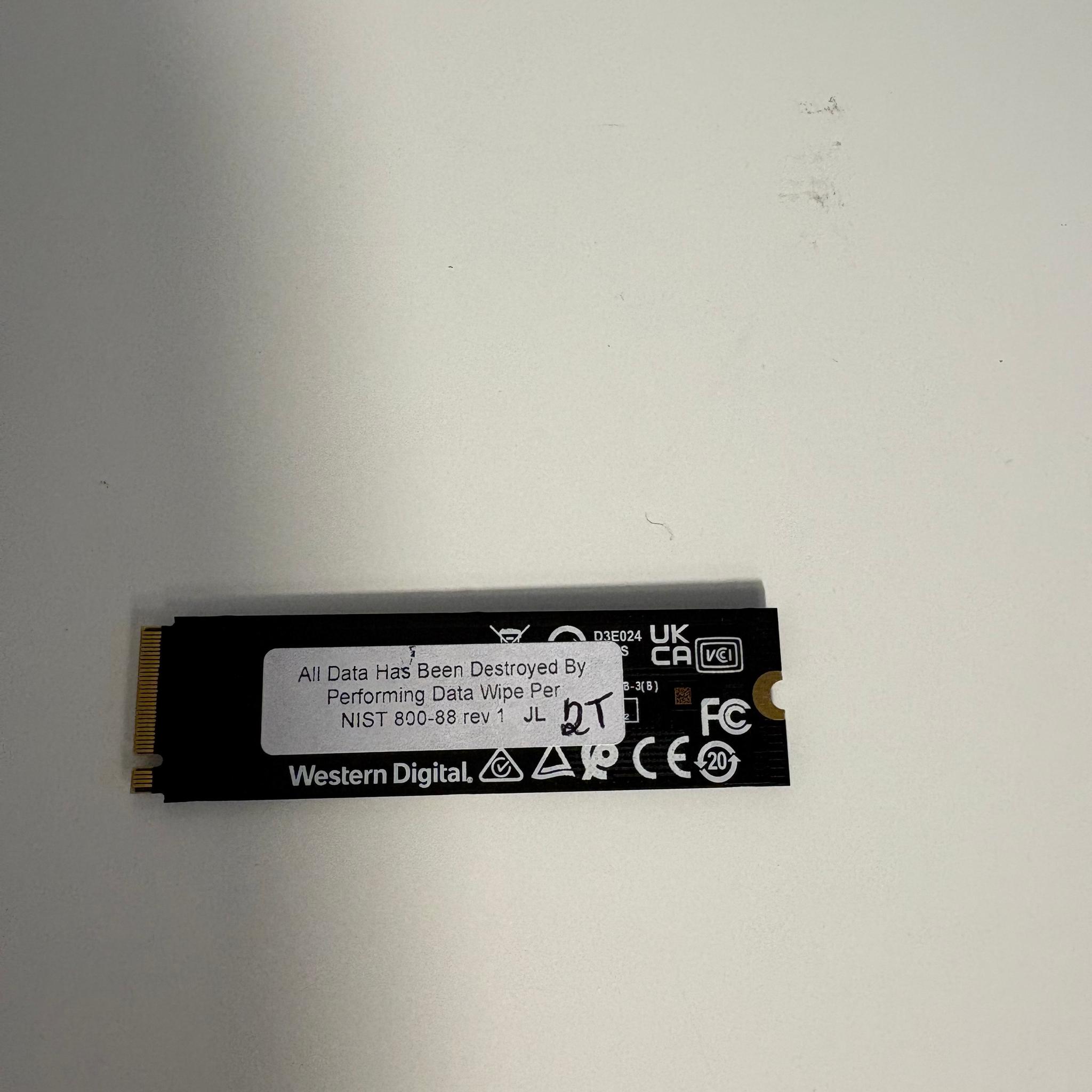 Western Digital SN740 2TB M.2 NVMe SSD - Gen 4.0x4 (5,150 Read/4,900 Write)