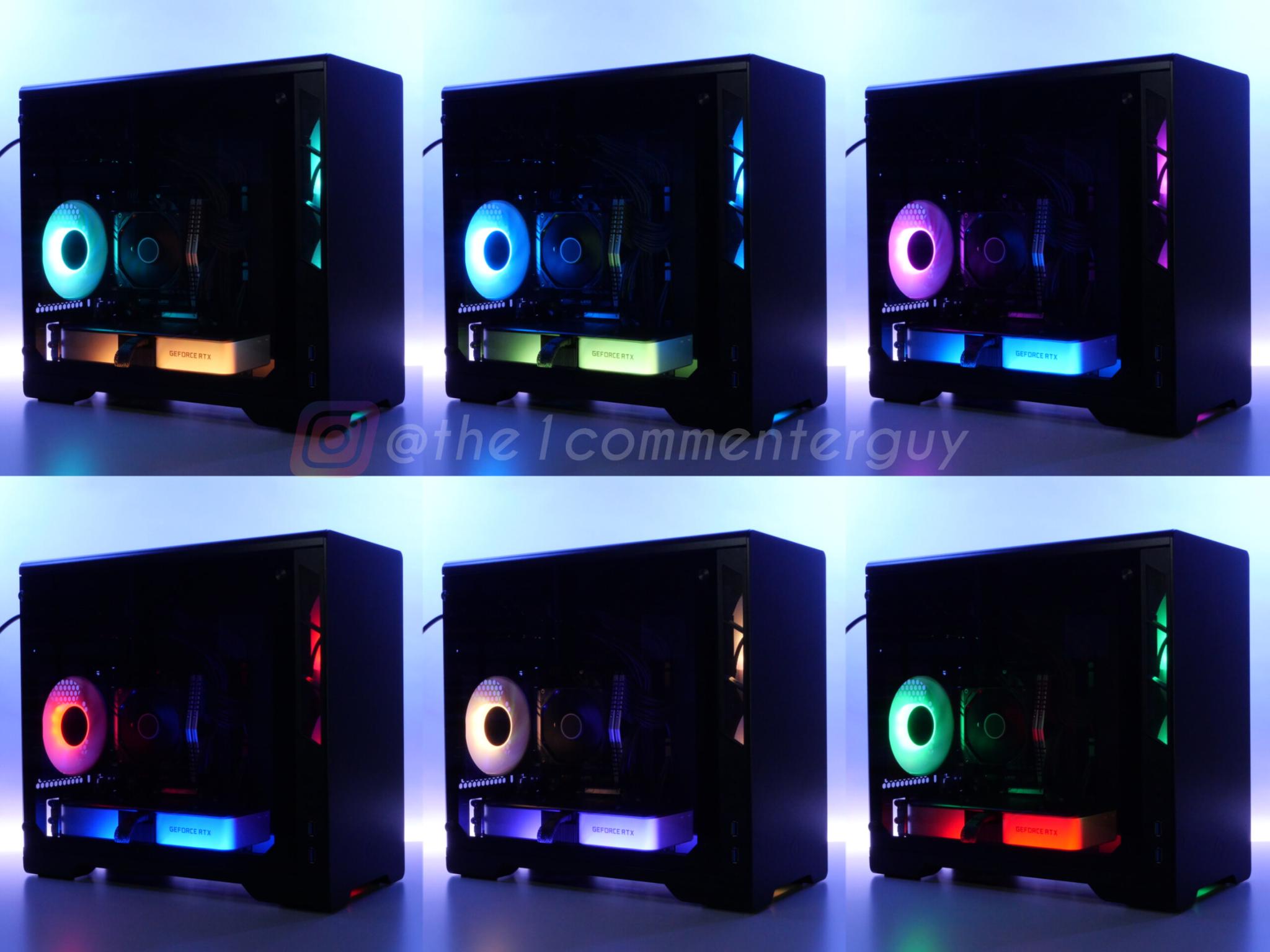 RTX 3060 ti, Intel 12100f itx gaming pc