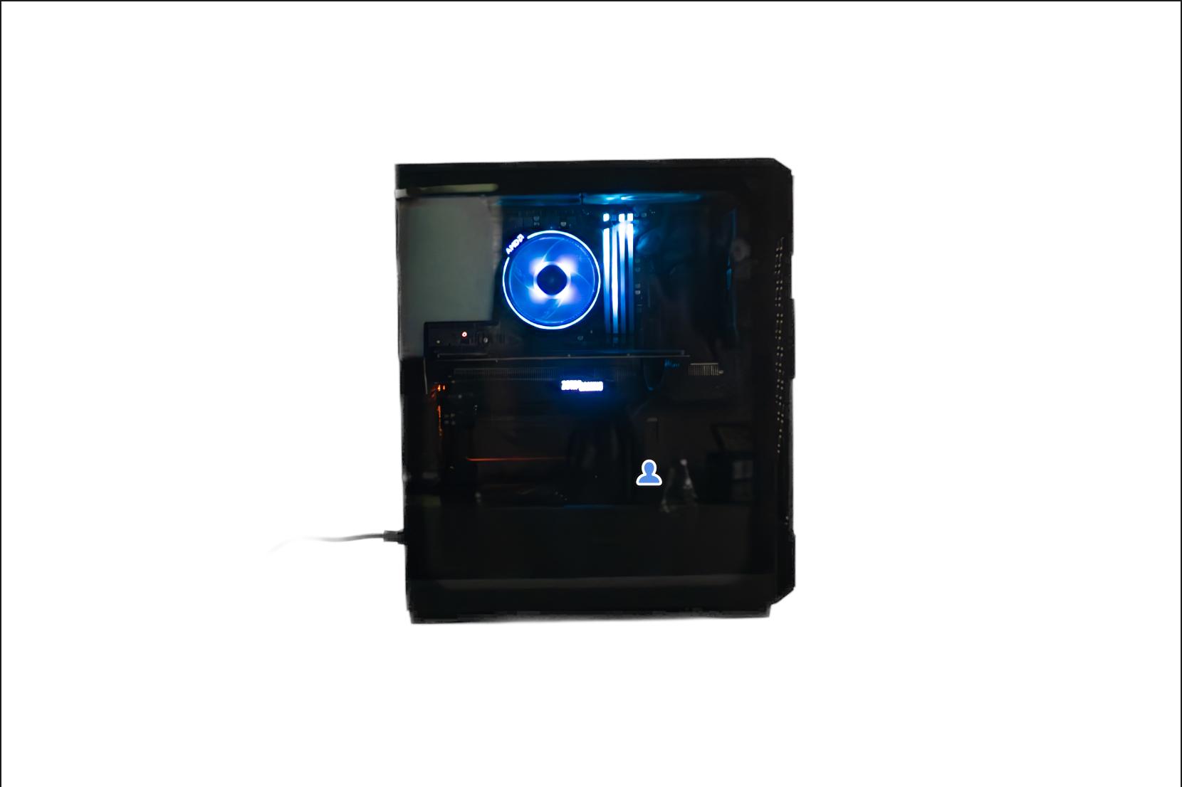 FULL GAMING PC - 2080 ti, Ryzen 7 5700X, 32GB RAM, 600w PSU, B450 AORUS MOBO
