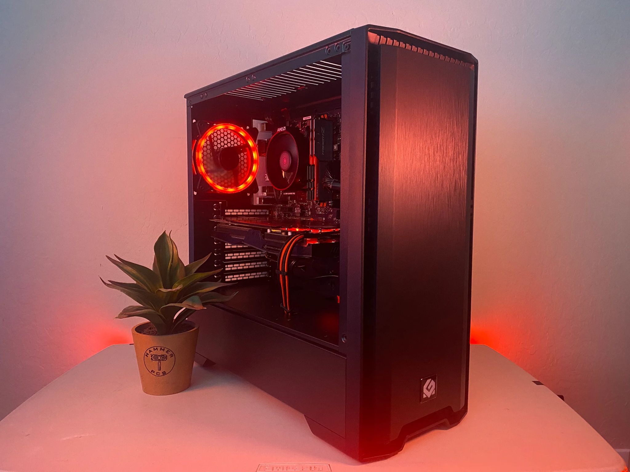 🔴 Black/Red Gaming PC 🔴| Windows 11, AMD Ryzen | Fortnite, Valorant, Rainbow 6, Minecraft, more!