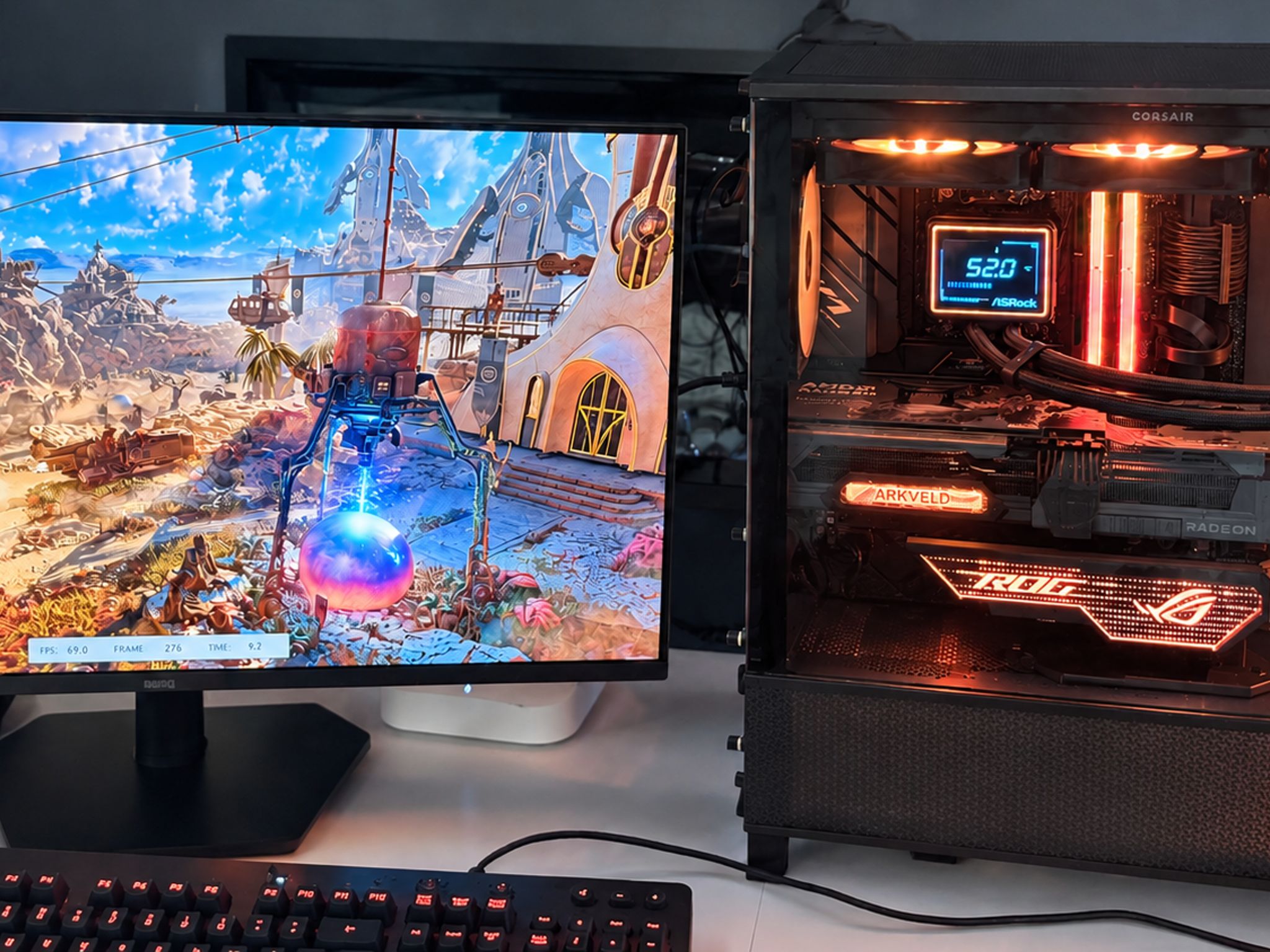 Ryzen 9 9950X3D RX 9070 XT 32GB DDR5 1.5TB NVMe Gaming PC Win 11 Pro