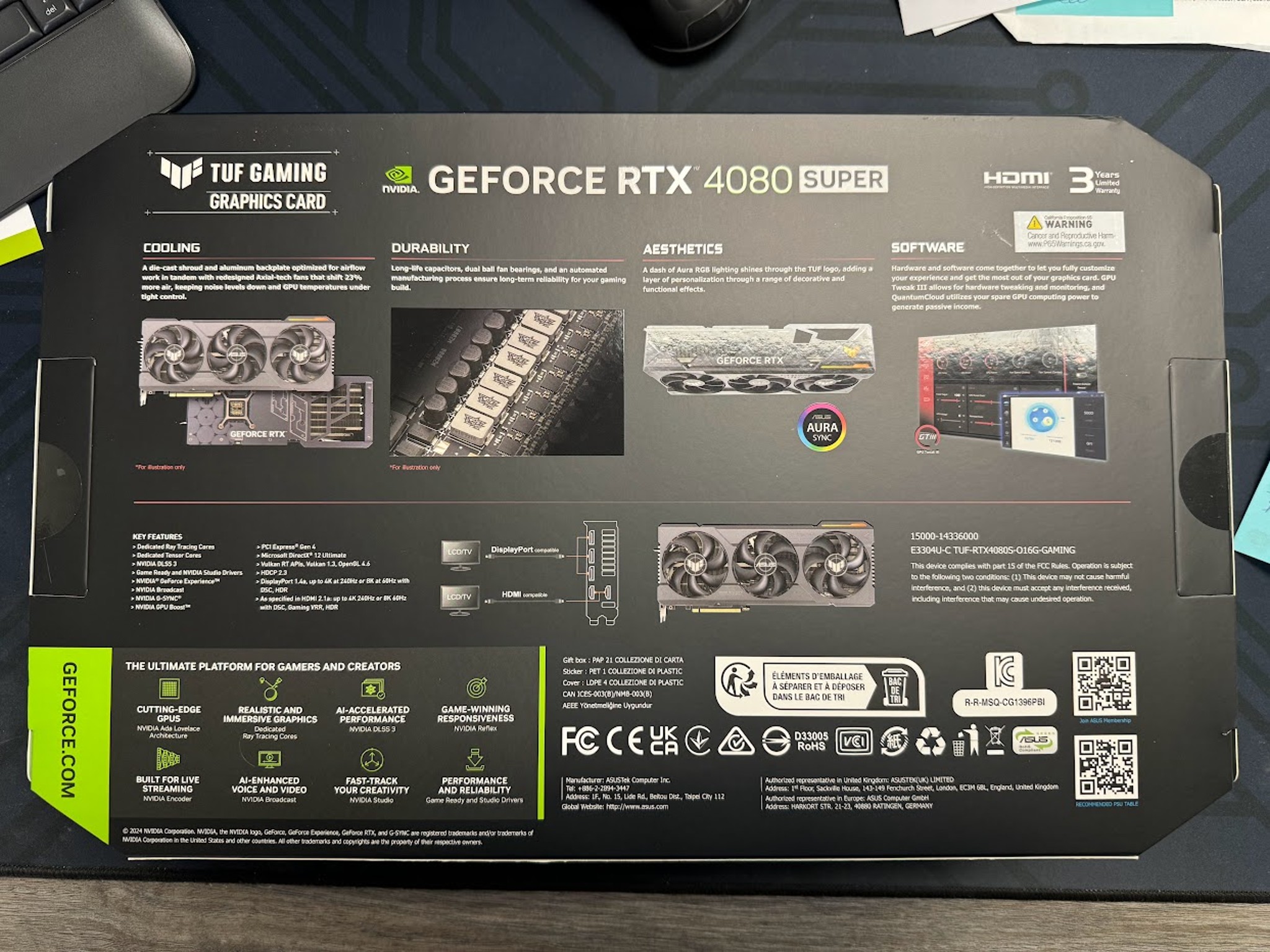 ASUS Tuf Gaming nVidia GeForce RTX 4080 Super *BRAND NEW*