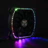 Enermax SquA RGB aRGB 120MM PWM Fan - Black (3-Pack)