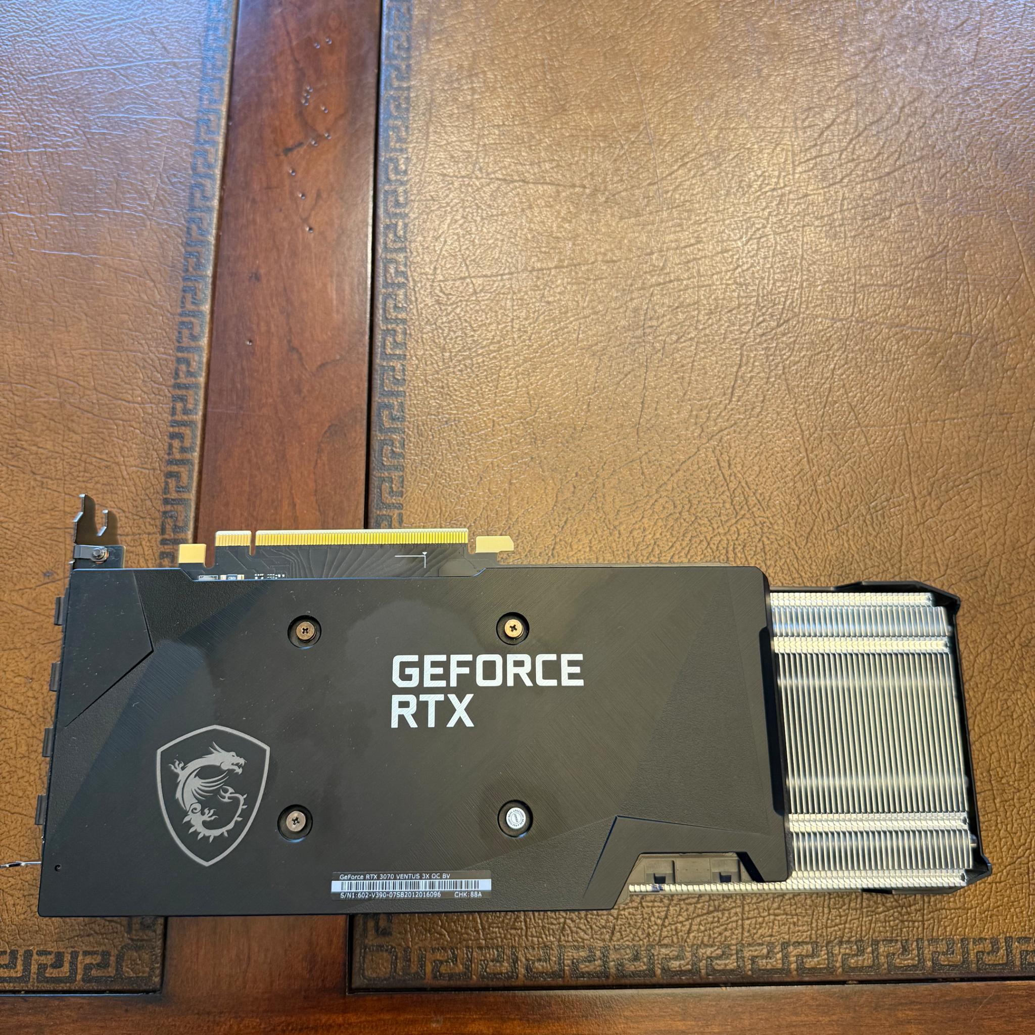 MSI GeForce RTX 3070 VENTUS 3X OC 8GB GDDR6 Graphics Card