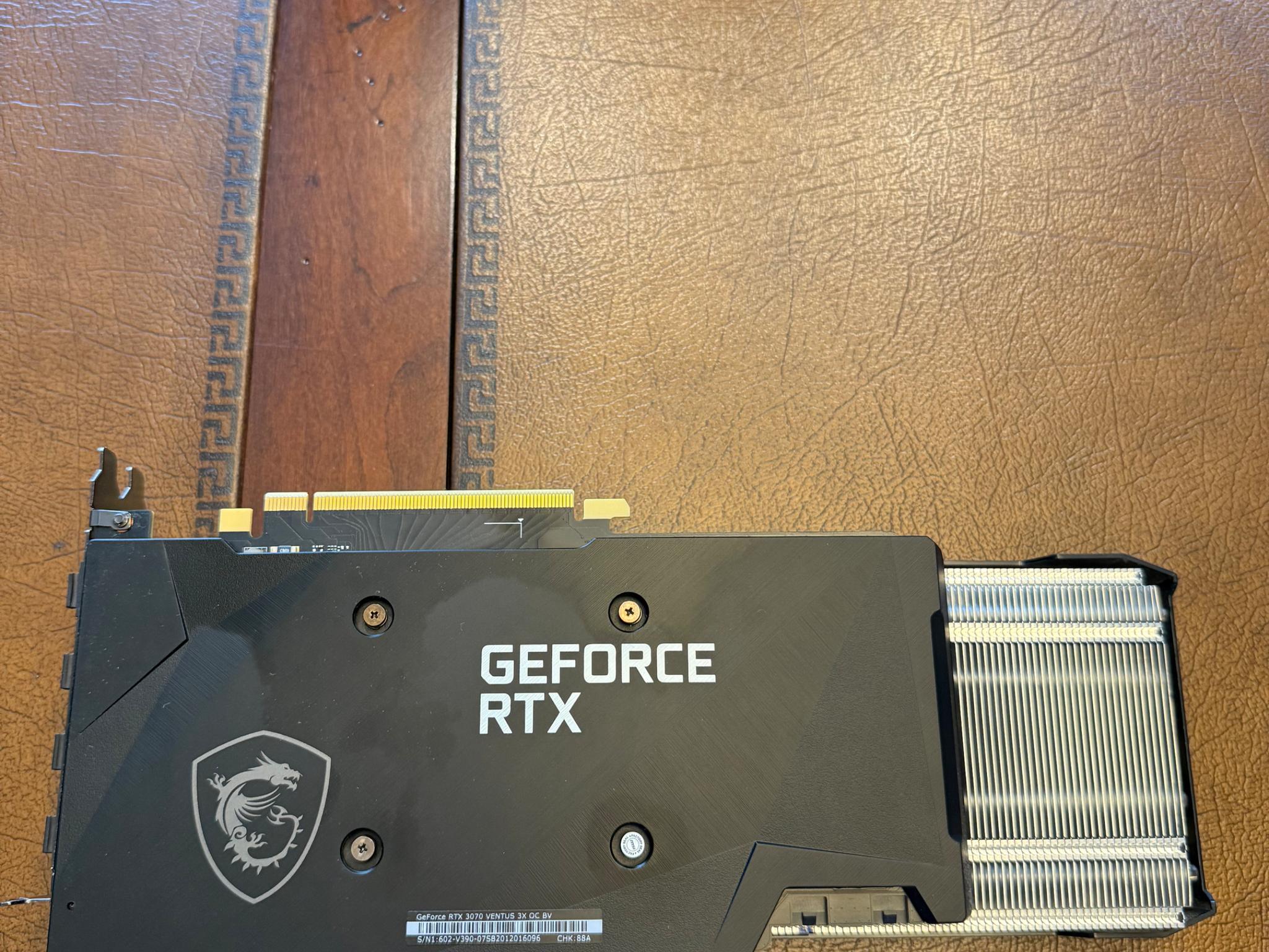 MSI GeForce RTX 3070 VENTUS 3X OC 8GB GDDR6 Graphics Card