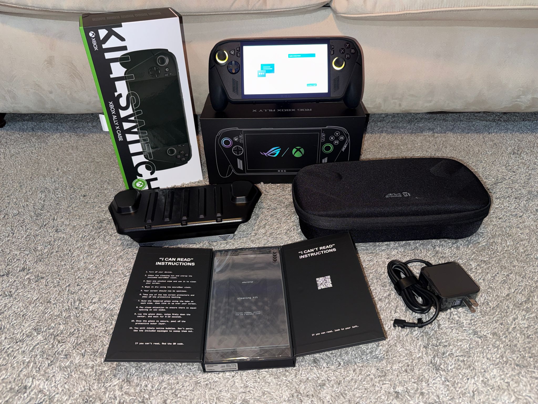 Asus Rog Xbox Ally X - 1TB SSD -Killswitch case - TMR sticks
