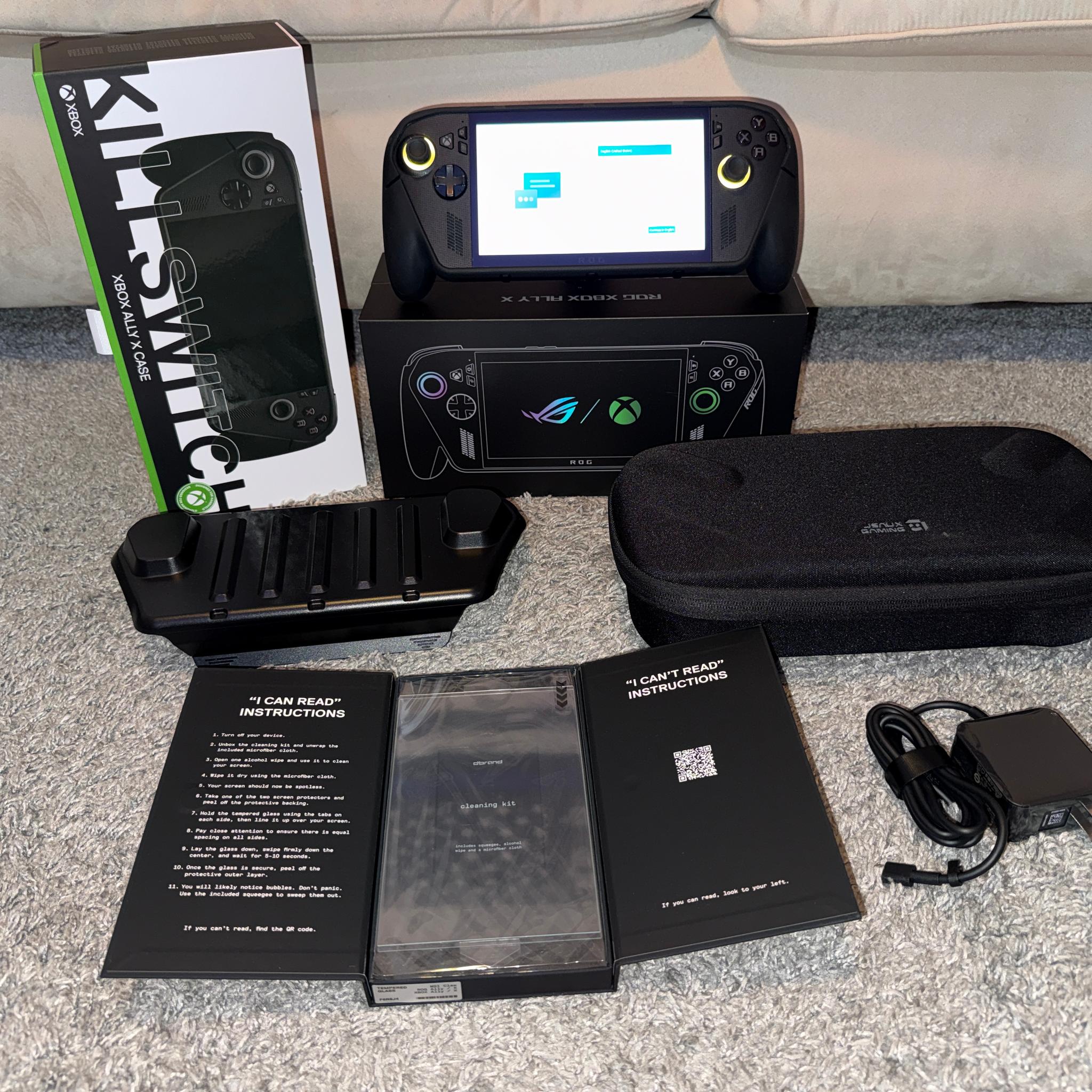 Asus Rog Xbox Ally X - 1TB SSD -Killswitch case - TMR sticks